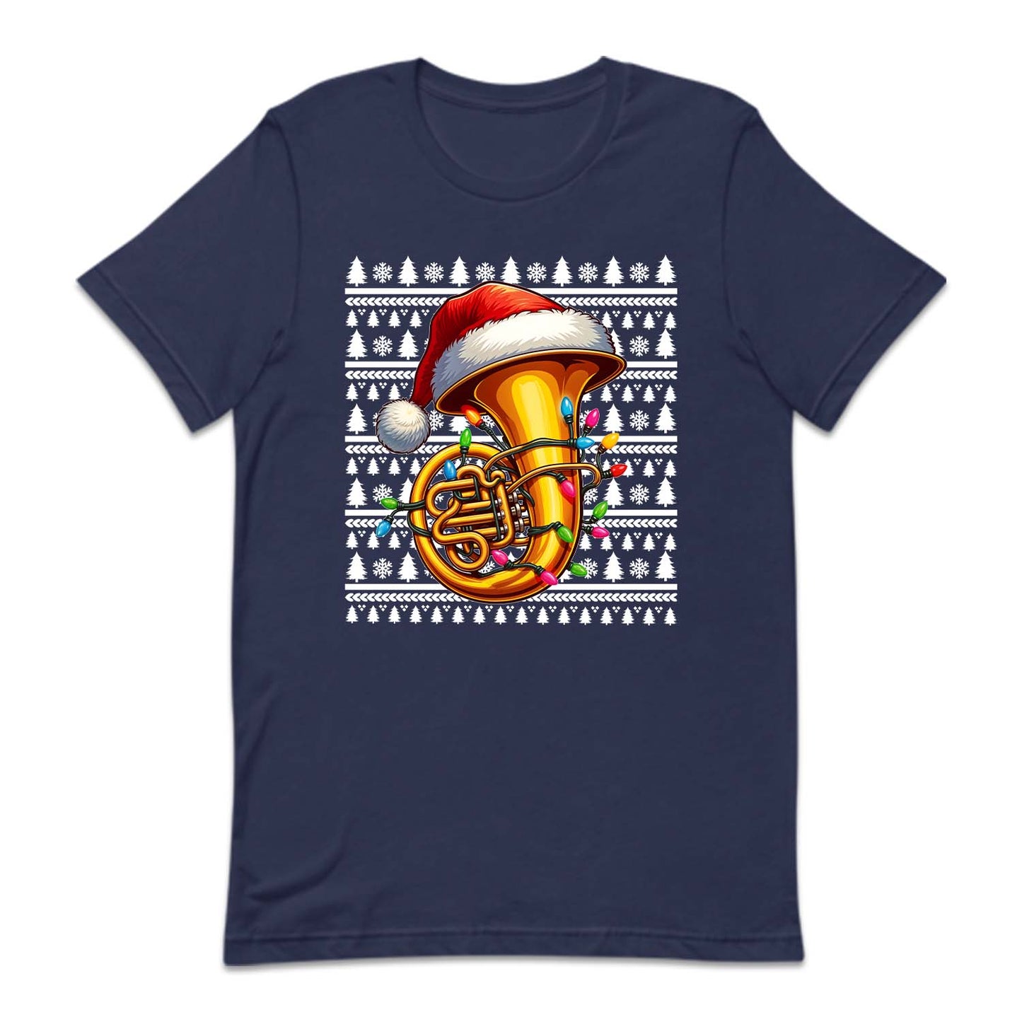 Festive Tuba Christmas Musical Holiday Cheerful Xmas Tuba Musician | PRODUCT CODE: FTCBIUCHRML