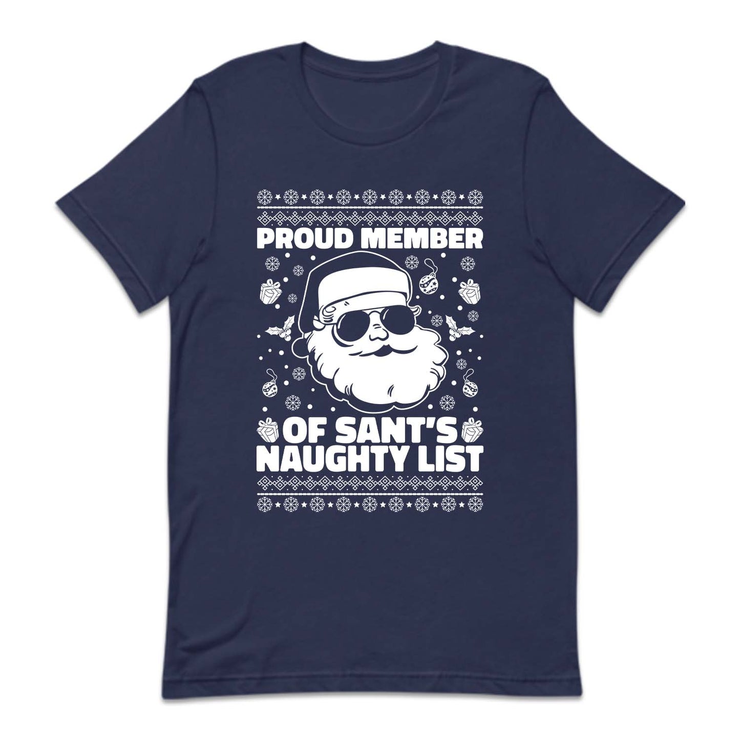 Proud Member of Santa's Naughty List Christmas Naughty Xmas | PRODUCT CODE: PRMBRESNTC