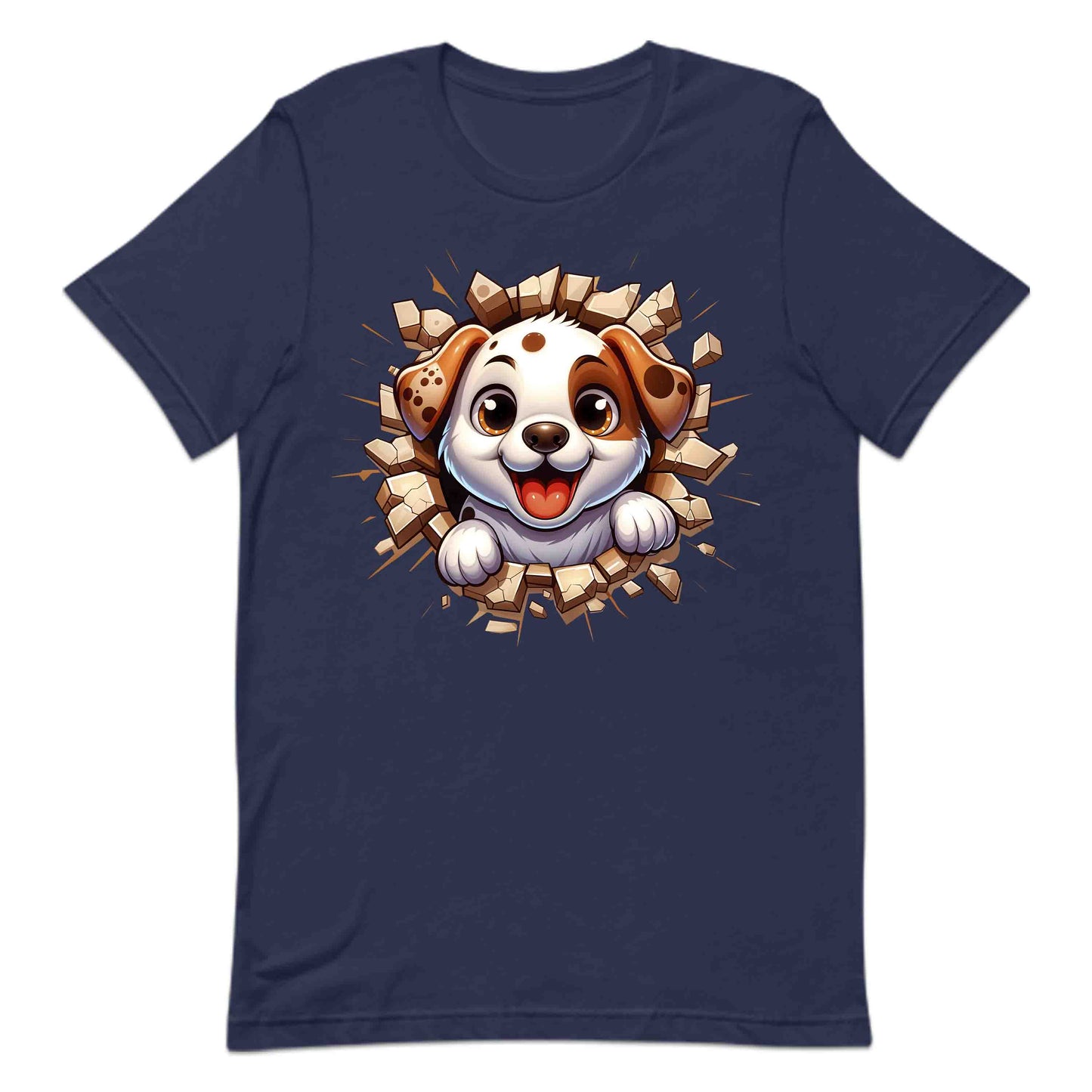 Adorable Puppy Breaking Through Wall 3D Realistic Dog | PRODUCT CODE: ASBEOWHEHKW