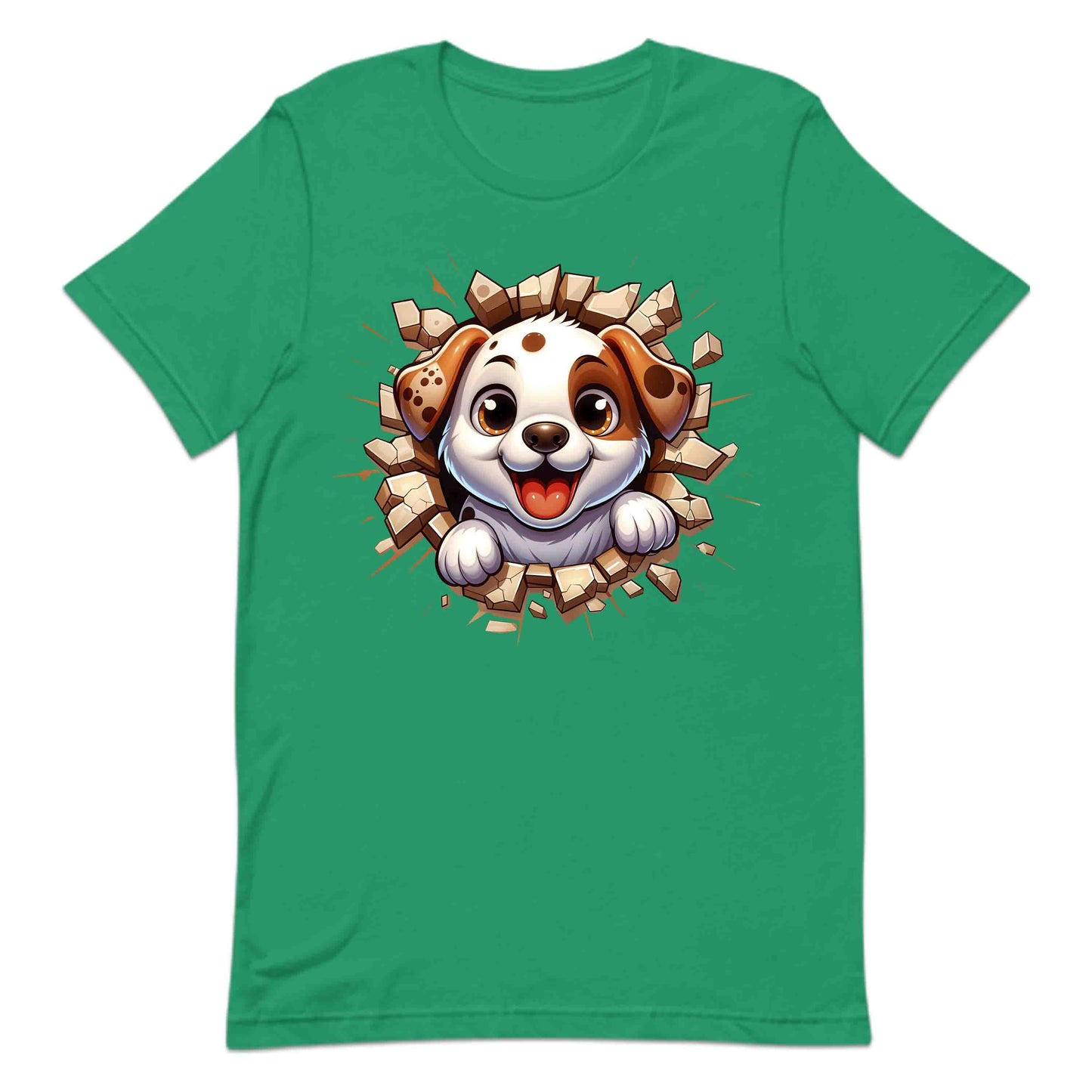 Adorable Puppy Breaking Through Wall 3D Realistic Dog | PRODUCT CODE: ASBEOWHEHKW