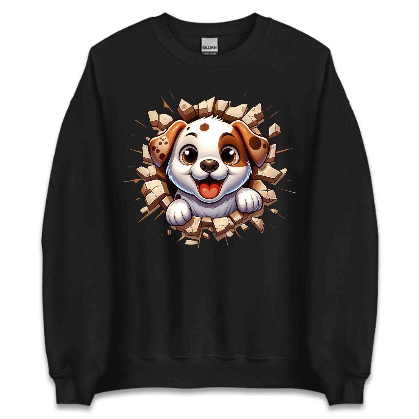 Adorable Puppy Breaking Through Wall 3D Realistic Dog | PRODUCT CODE: ASBEOWHEHKW