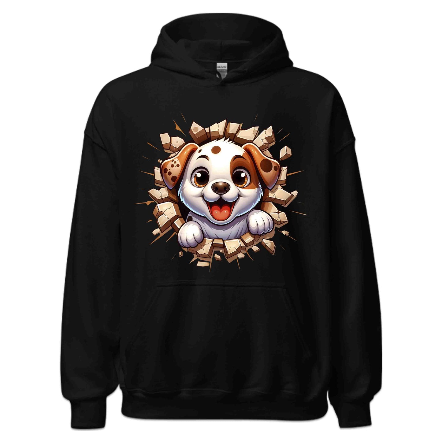 Adorable Puppy Breaking Through Wall 3D Realistic Dog | PRODUCT CODE: ASBEOWHEHKW