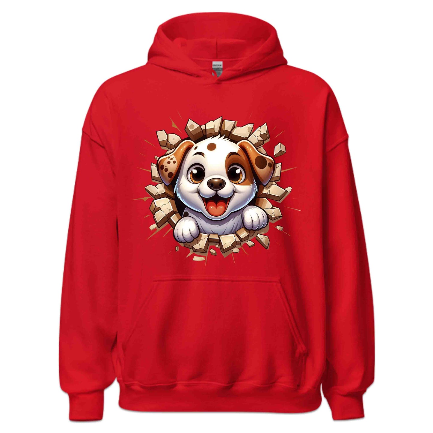 Adorable Puppy Breaking Through Wall 3D Realistic Dog | PRODUCT CODE: ASBEOWHEHKW