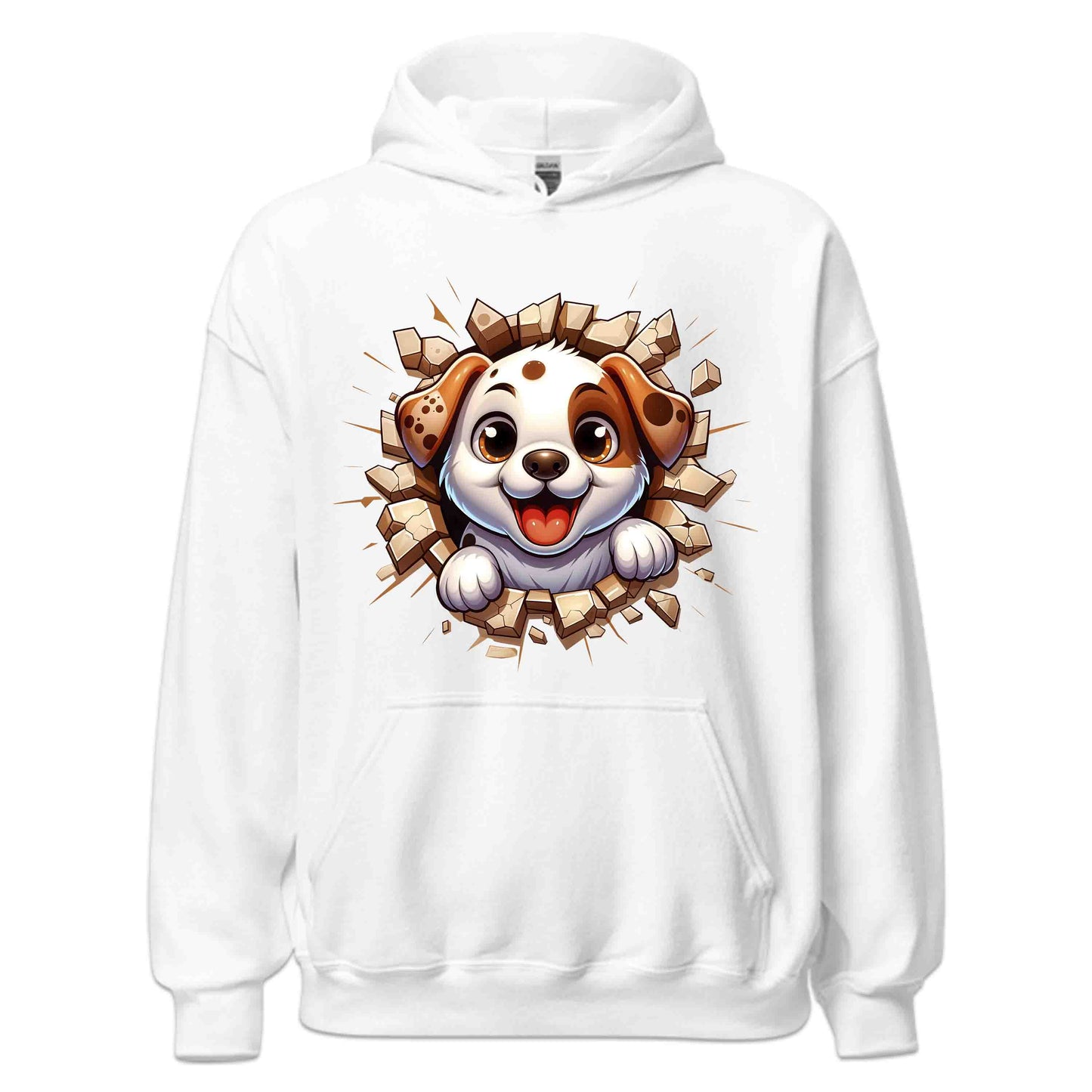 Adorable Puppy Breaking Through Wall 3D Realistic Dog | PRODUCT CODE: ASBEOWHEHKW