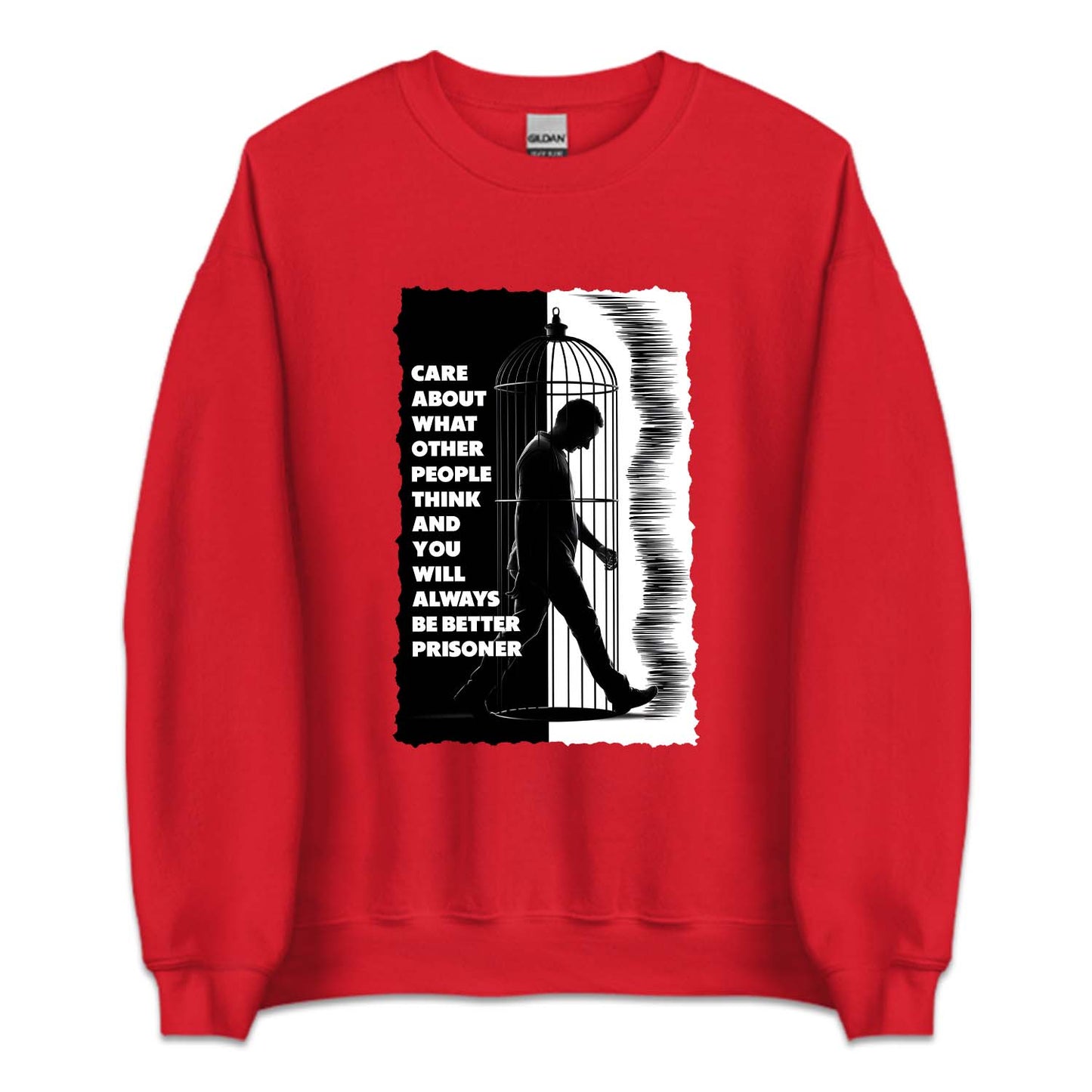Man Walking in Birdcage Prisoner Philosophy | PRODUCT CODE: MNGIBRDC