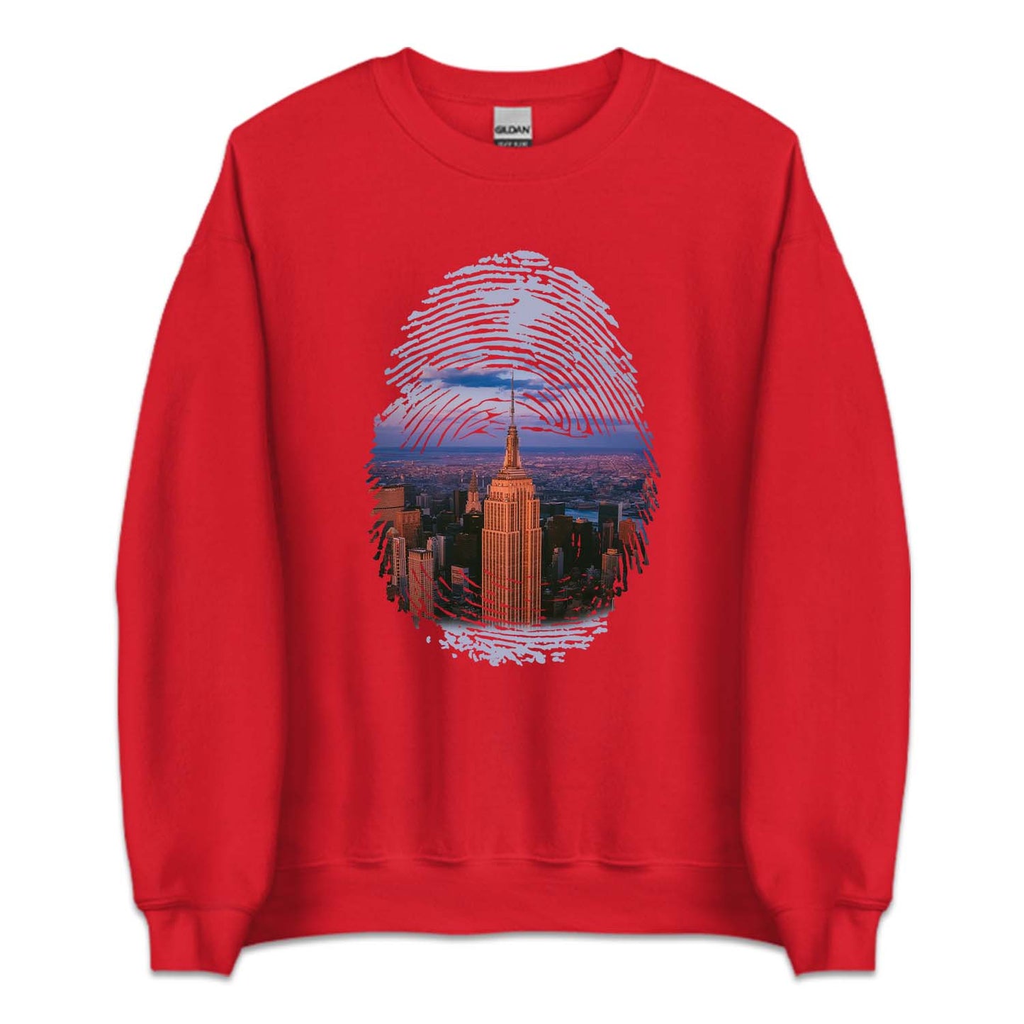 Empire State Building Fingerprint New York City Dusk | PRODUCT CODE: EMPRSTBLFG