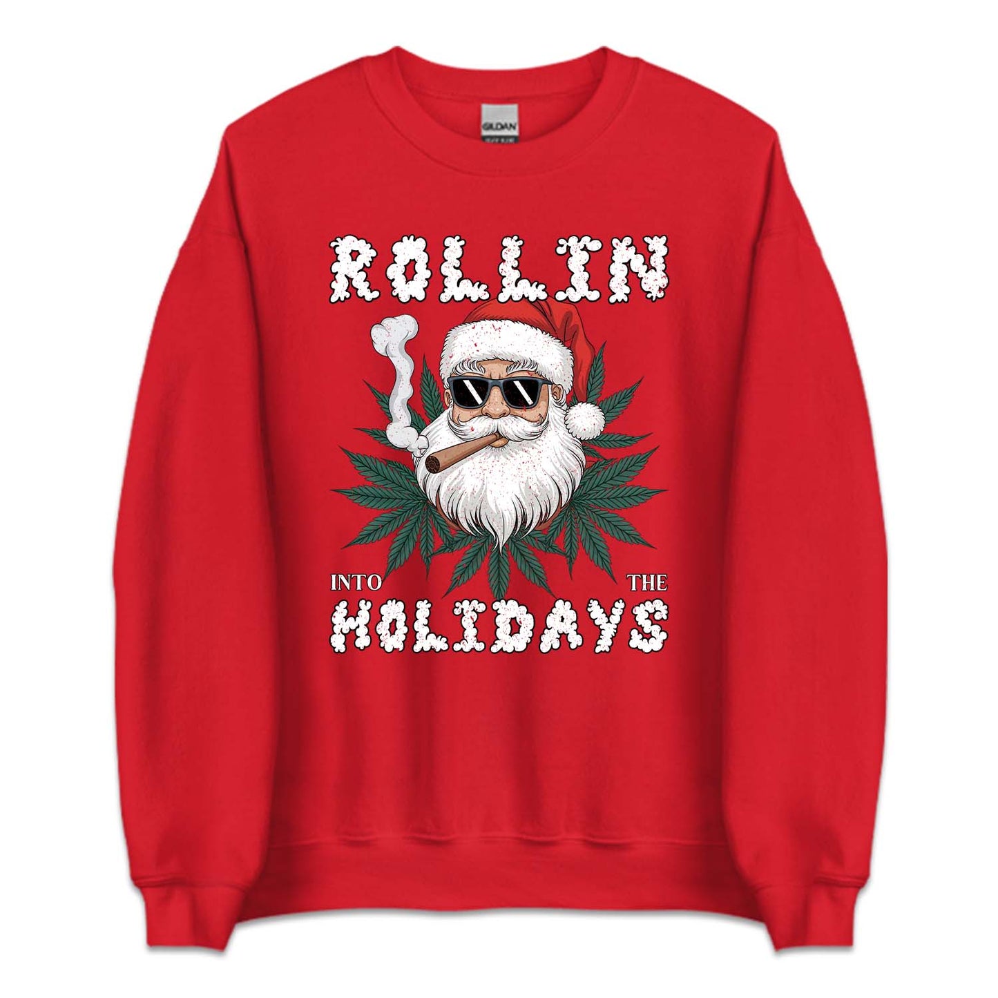 Christmas Santa Claus Smoking Weed Cannabis Xmas | PRODUCT CODE: RLNTHDYCHM