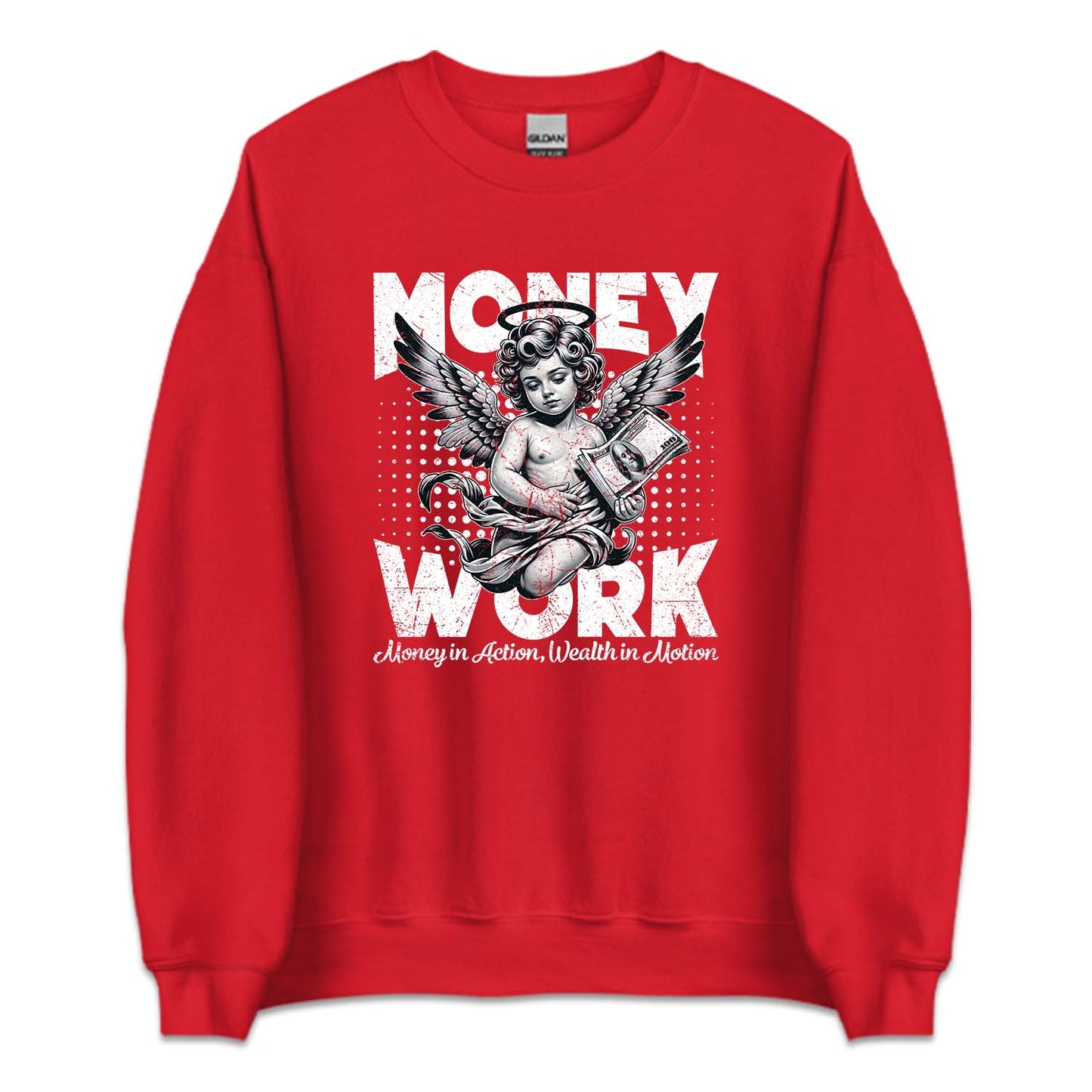 Cherub Holding $100 Bills Money Work | PRODUCT CODE: MNYWRKCHB