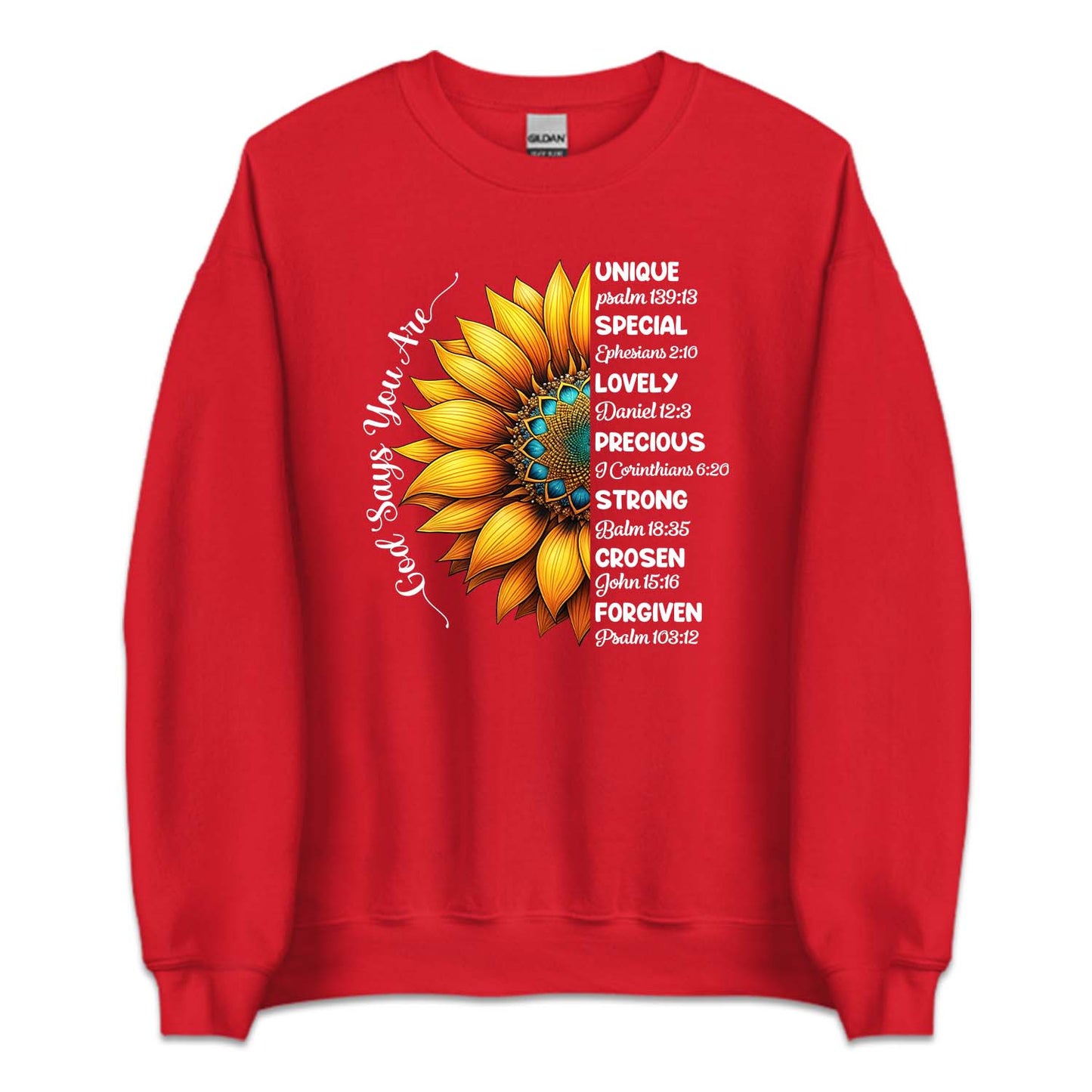 God Says You Are Christian Bible Verse | PRODUCT CODE: GDSYNGWSTF