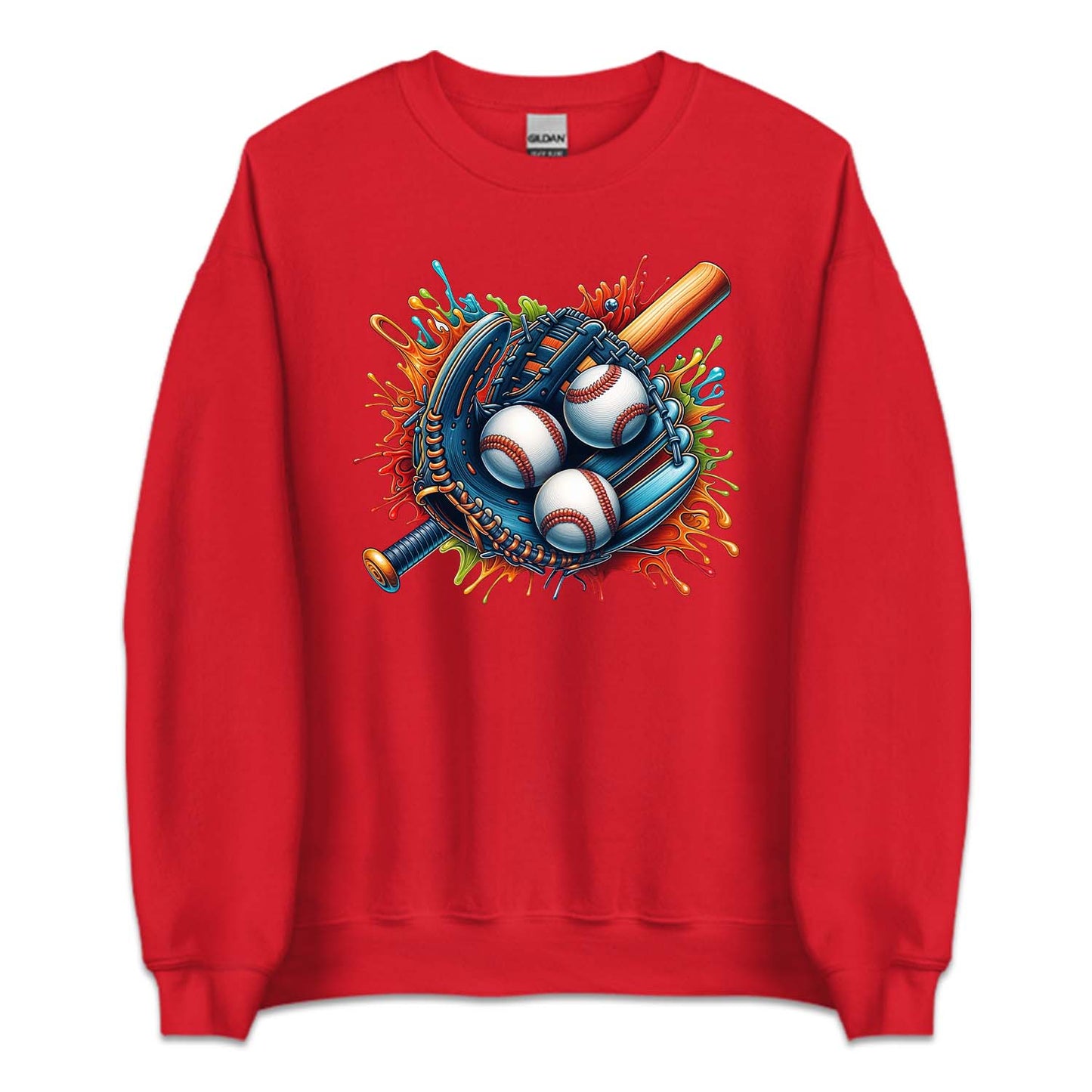 Colorful Baseball Glove Splash Game Lover | PRODUCT CODE: CLOBSEBLGV