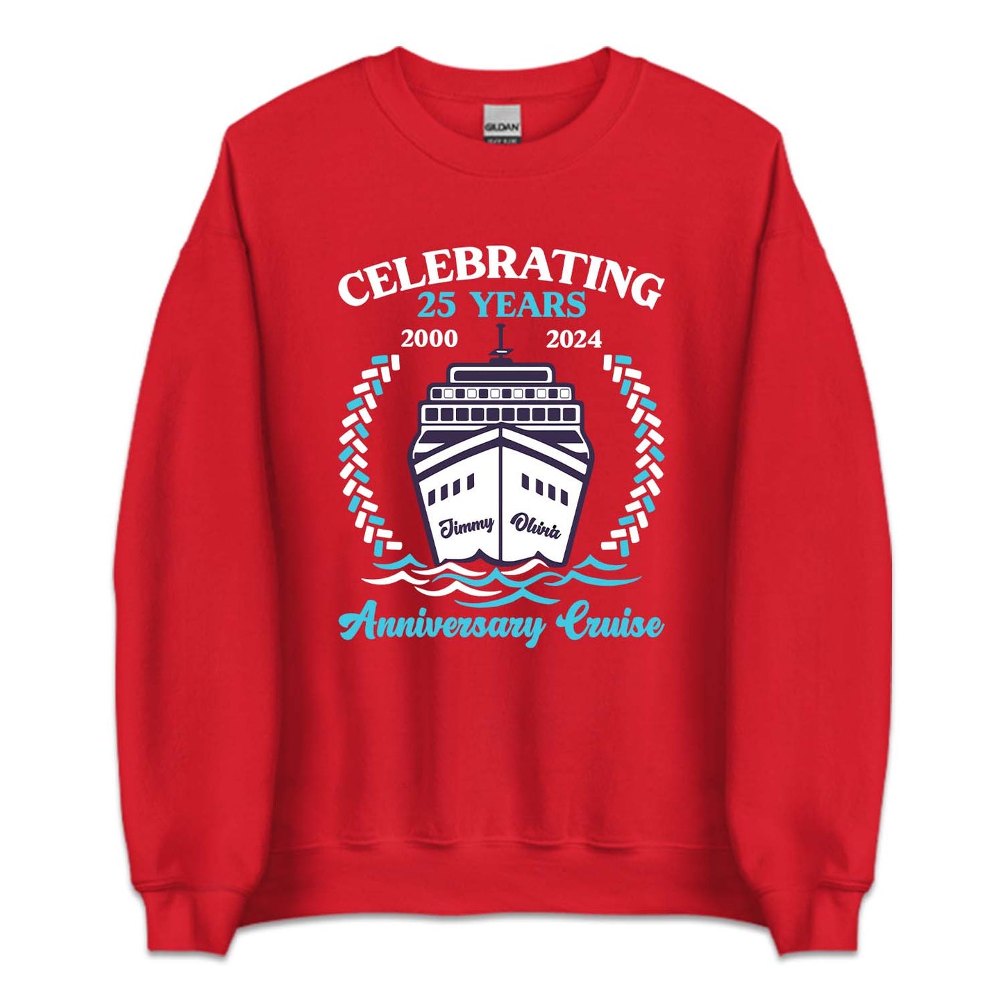 Personalized Anniversary Cruise Couples Matching | PRODUCT CODE: CSTANVRSHNY