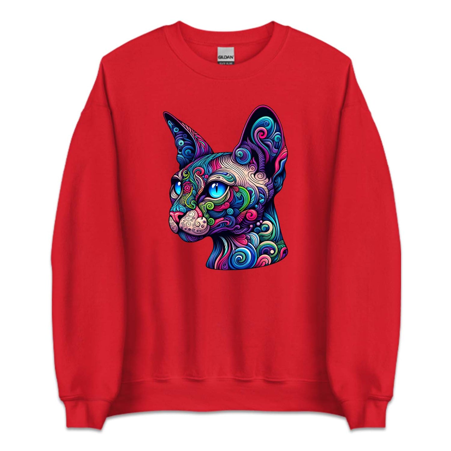 Psychedelic Colorful Sphynx Cat | PRODUCT CODE: SPXHCTPSY