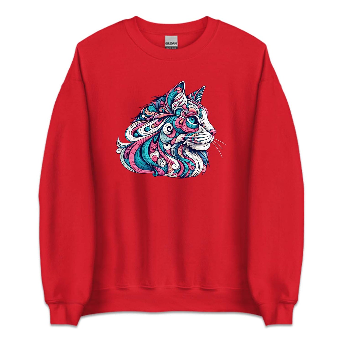 Psychedelic Colorful Maine Coon Cat | PRODUCT CODE: MNCOPSYDLT