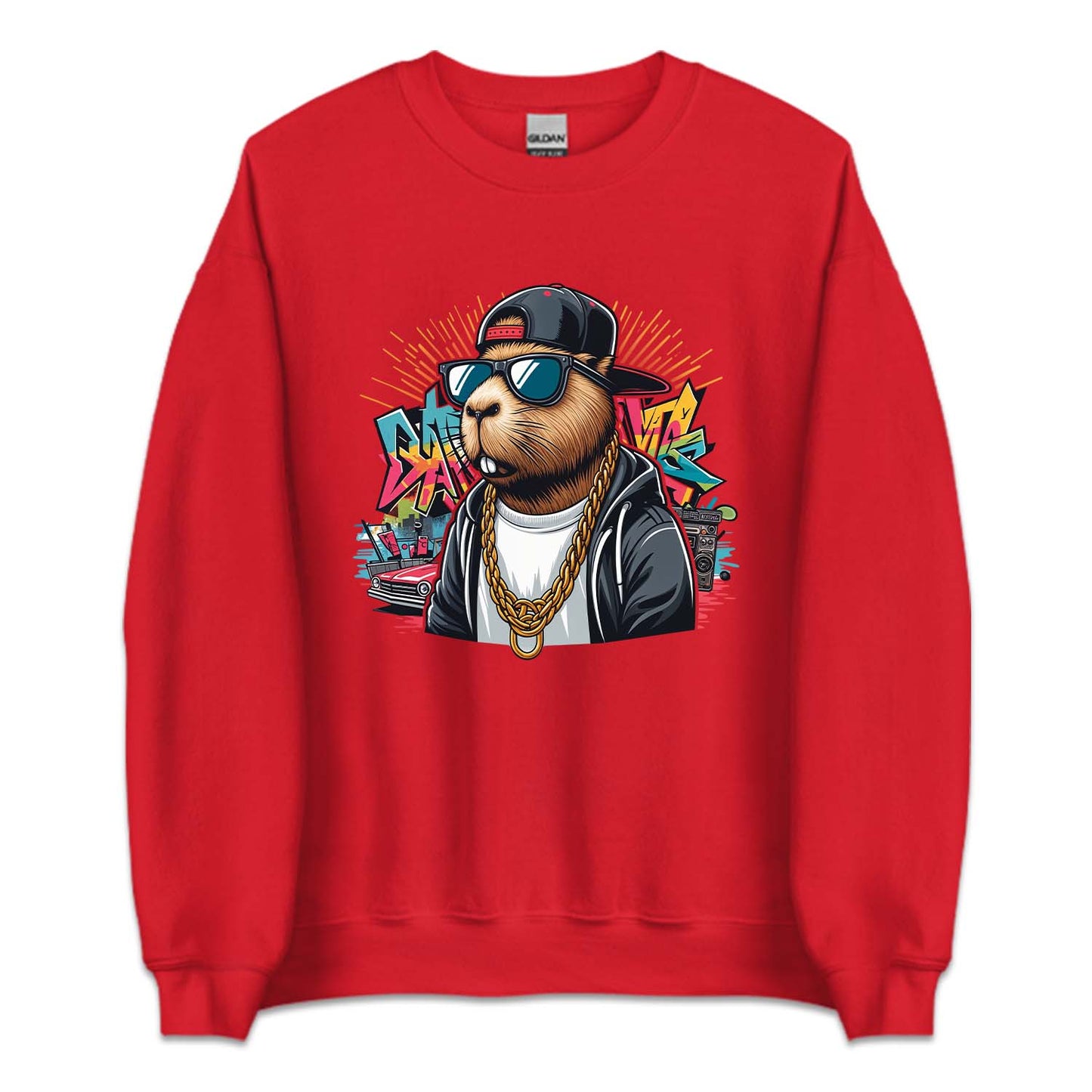Urban Streetwear Gangster Capybara | PRODUCT CODE: GNSBRATPC
