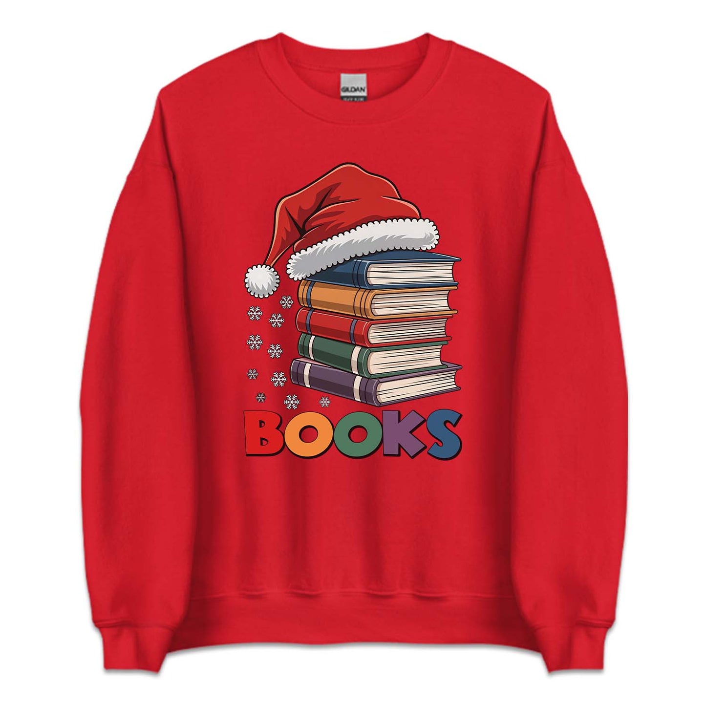 Christmas Books With Santa Hat Merry Bookmas Xmas Reading | PRODUCT CODE: CHTRBKSAFTM