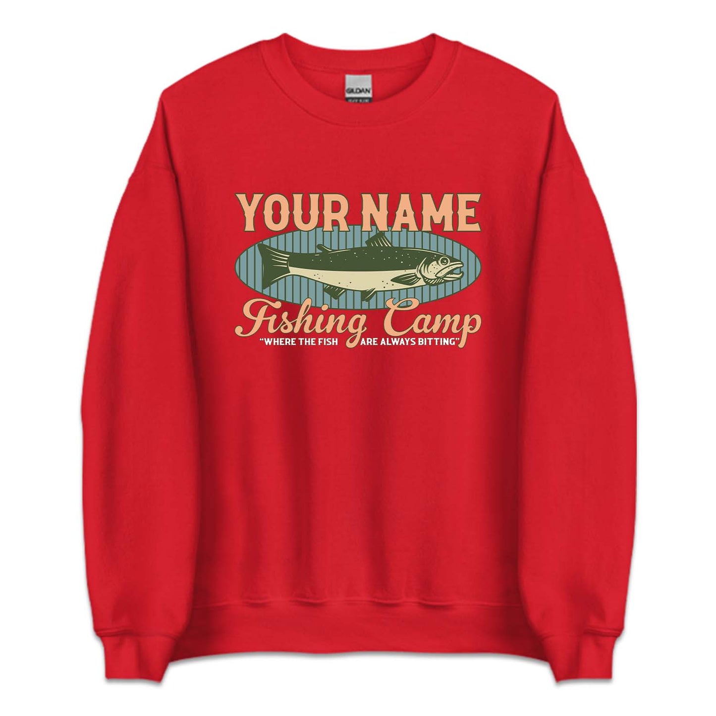 Personalized Fishing Camp Bait And Tackle | PRODUCT CODE: WRETFALWB