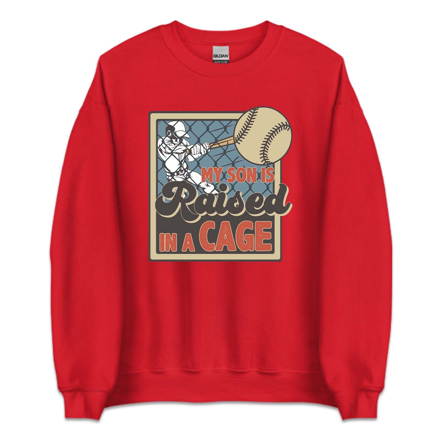 My Son Is Raised In A Cage Baseball Batter | PRODUCT CODE: MSNIRSBALE