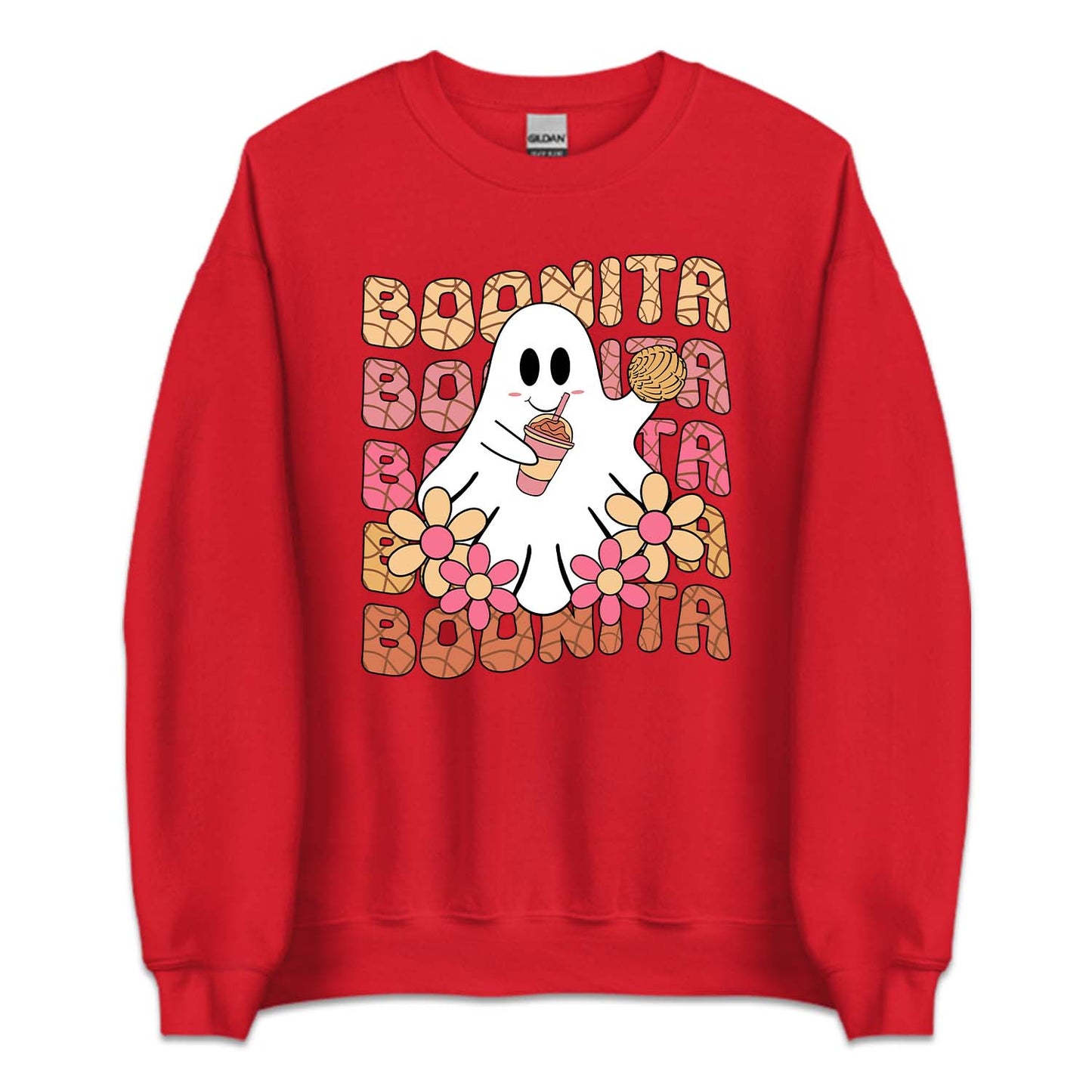 Boonita Halloween Mexican Cute Ghost Concha | PRODUCT CODE: BNTIOAHGH
