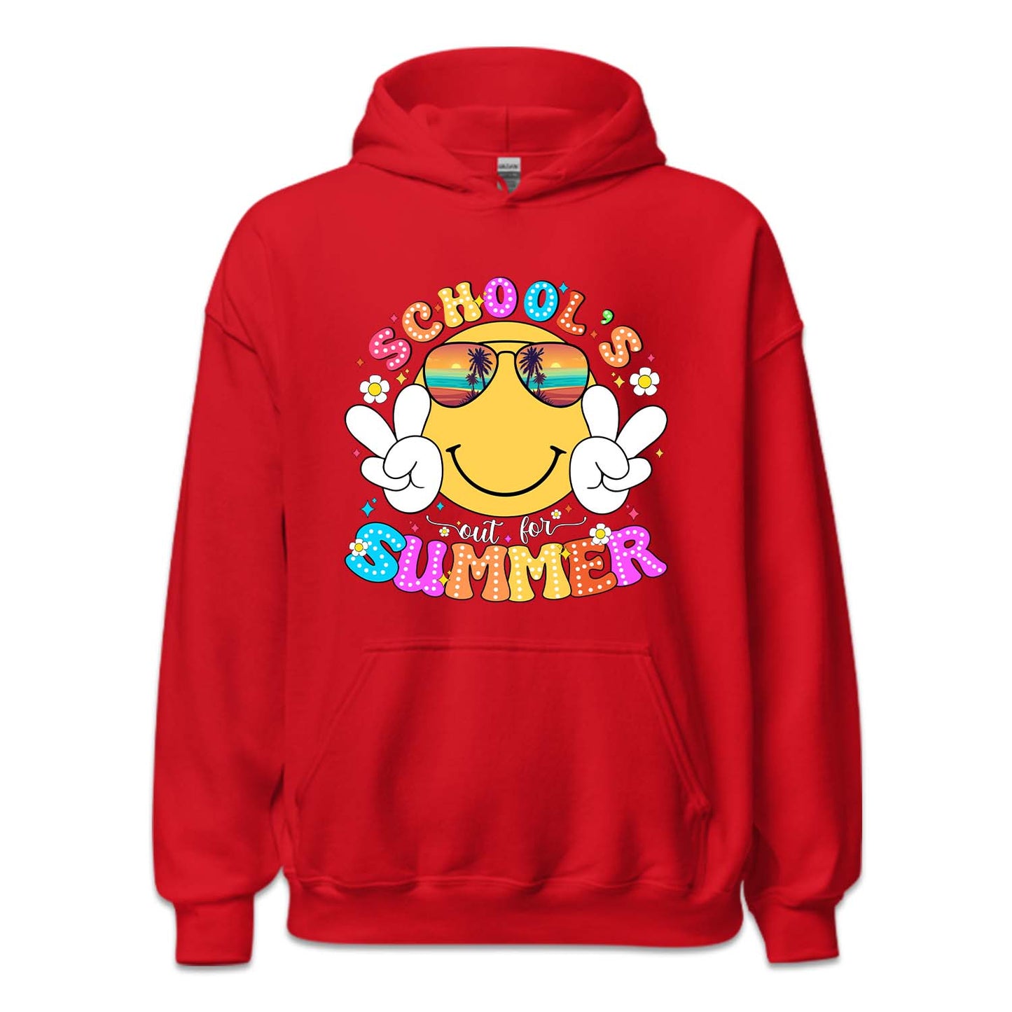 Retro Smiley Face Schools Out for the Summer | PRODUCT CODE: RTRSMLFCEM