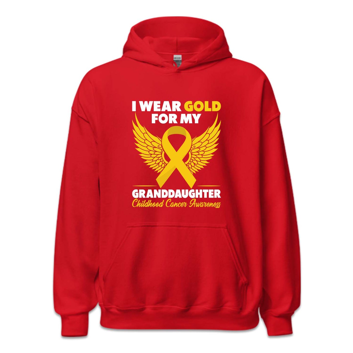 Childhood Cancer Awareness I Wear Gold For My Granddaughter | PRODUCT CODE: WRGLDFMGRD