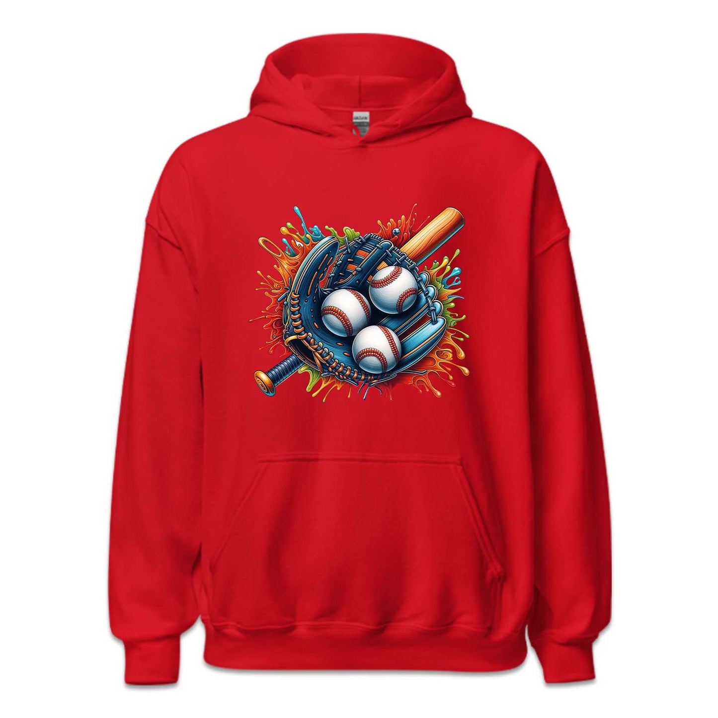 Colorful Baseball Glove Splash Game Lover | PRODUCT CODE: CLOBSEBLGV