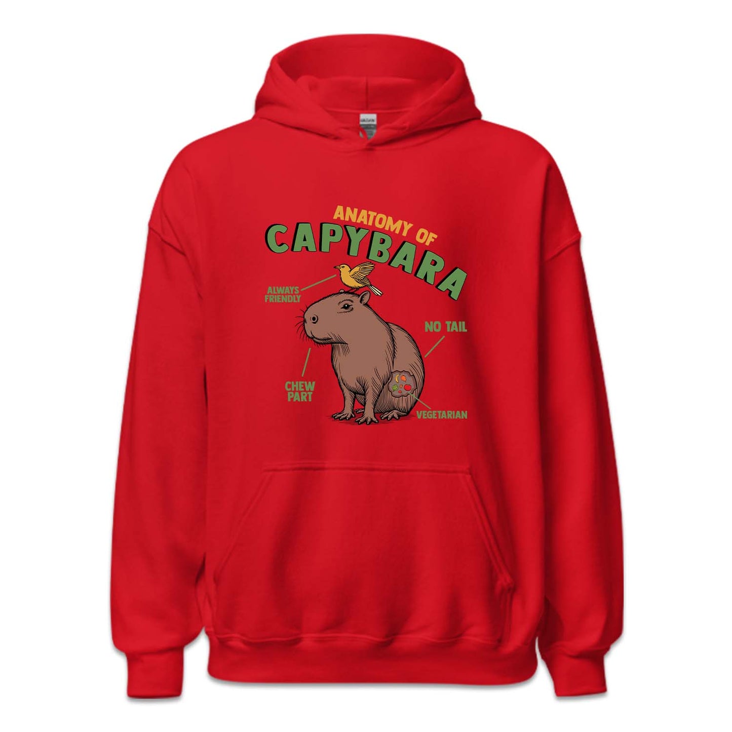 Anatomy Of Capybara Funny Rodent Animal Lover | PRODUCT CODE: ANTMYFCPBR
