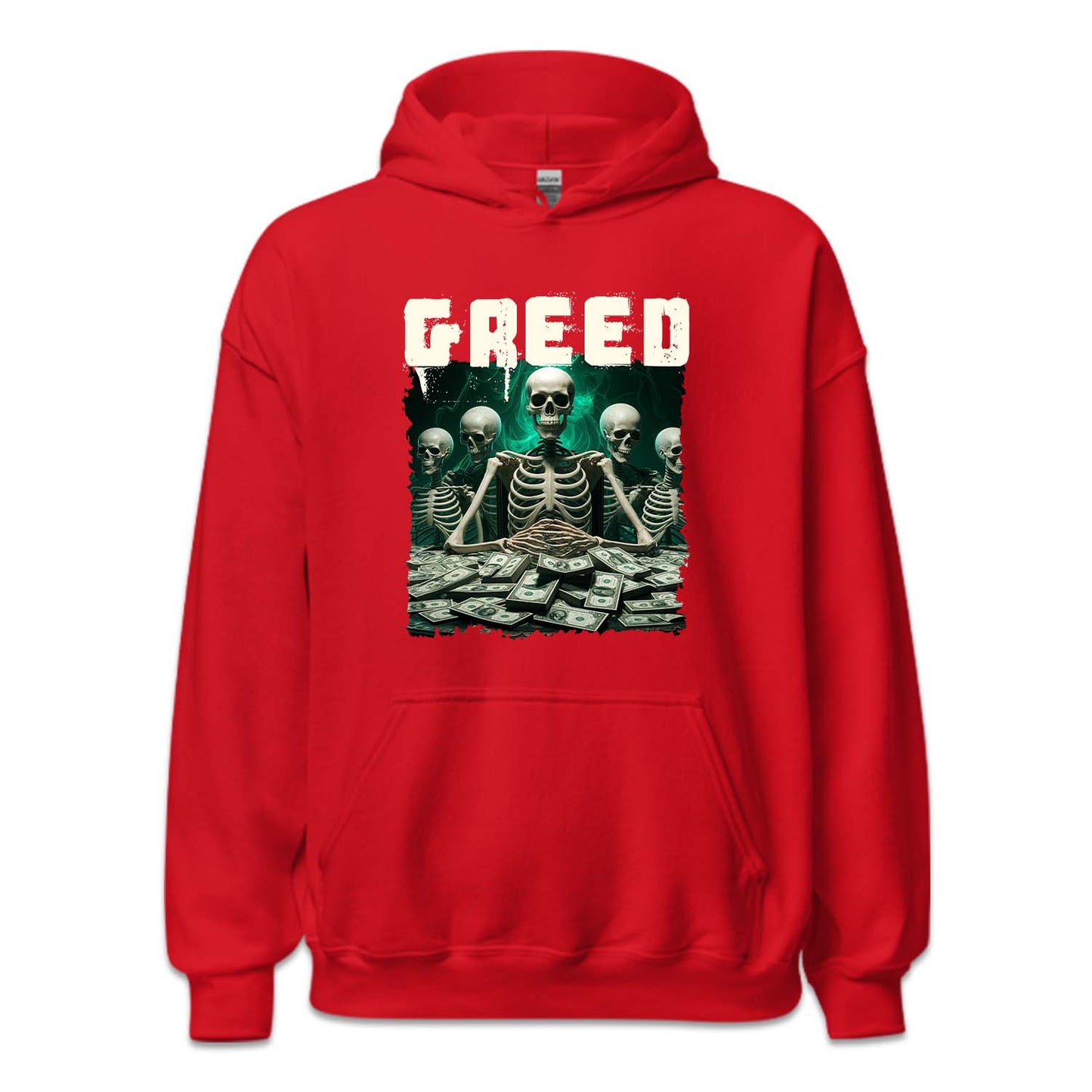 Vintage Y2k Greed Skeleton Dollar Bills | PRODUCT CODE: GRDESKLTNO