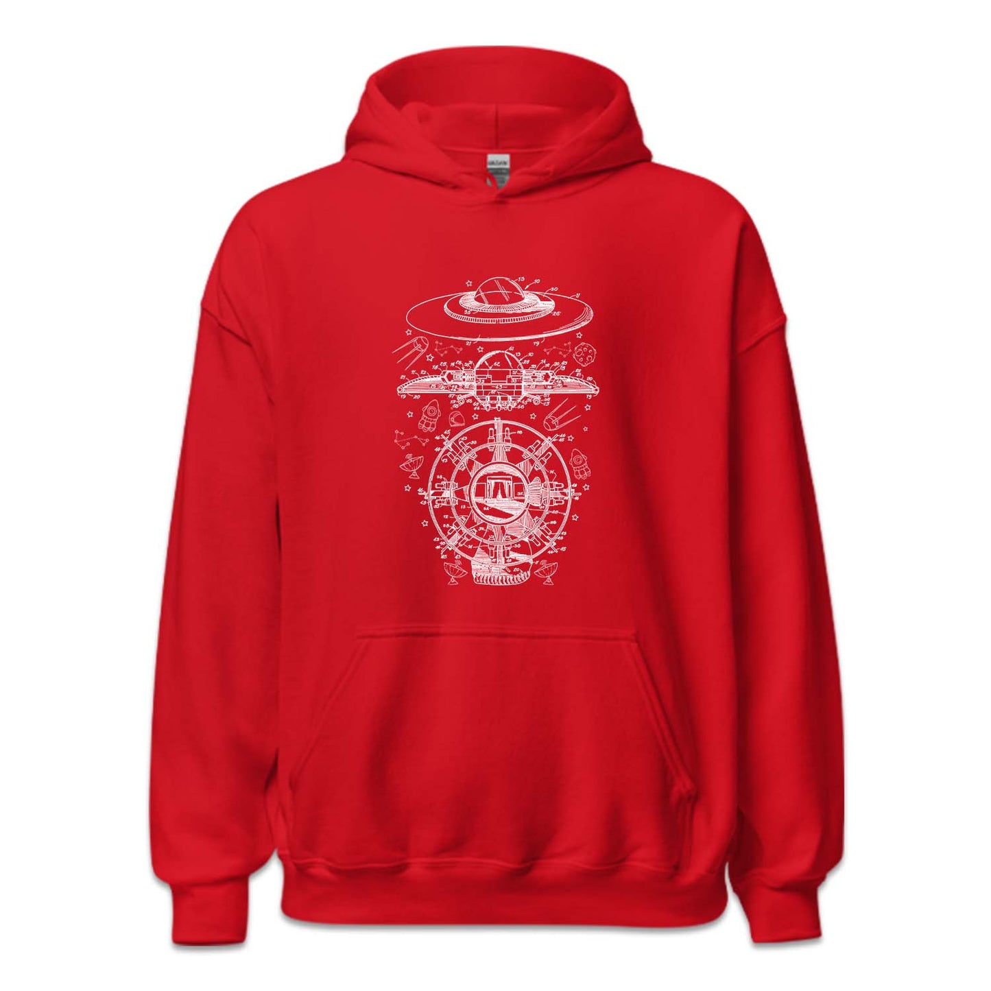 Area 51 UFO Flying Saucer Blueprint Alien Enthusiast | PRODUCT CODE: FLGYNSRBLP