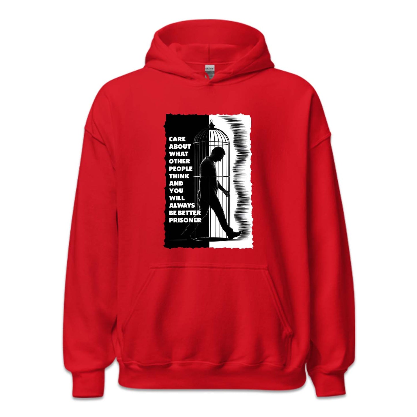 Man Walking in Birdcage Prisoner Philosophy | PRODUCT CODE: MNGIBRDC
