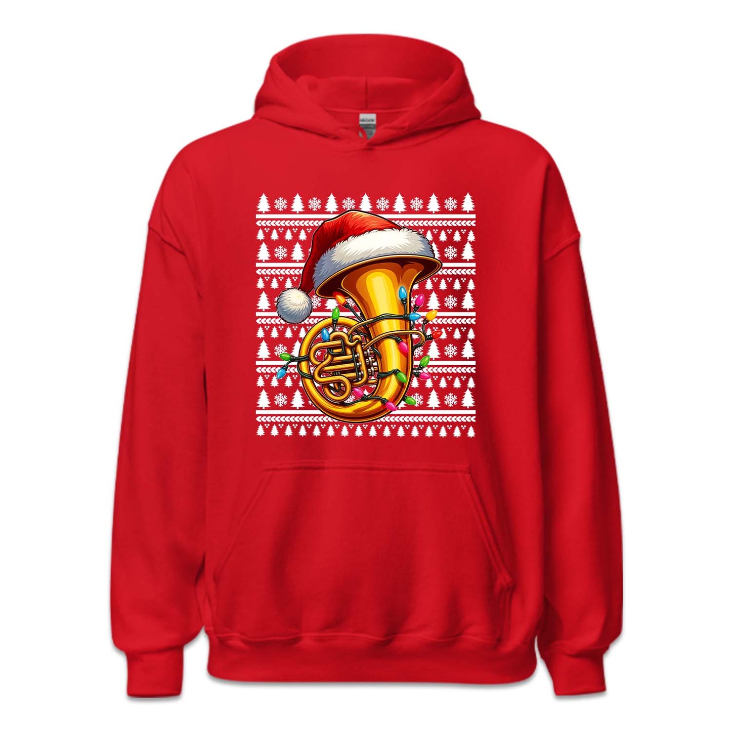 Festive Tuba Christmas Musical Holiday Cheerful Xmas Tuba Musician | PRODUCT CODE: FTCBIUCHRML