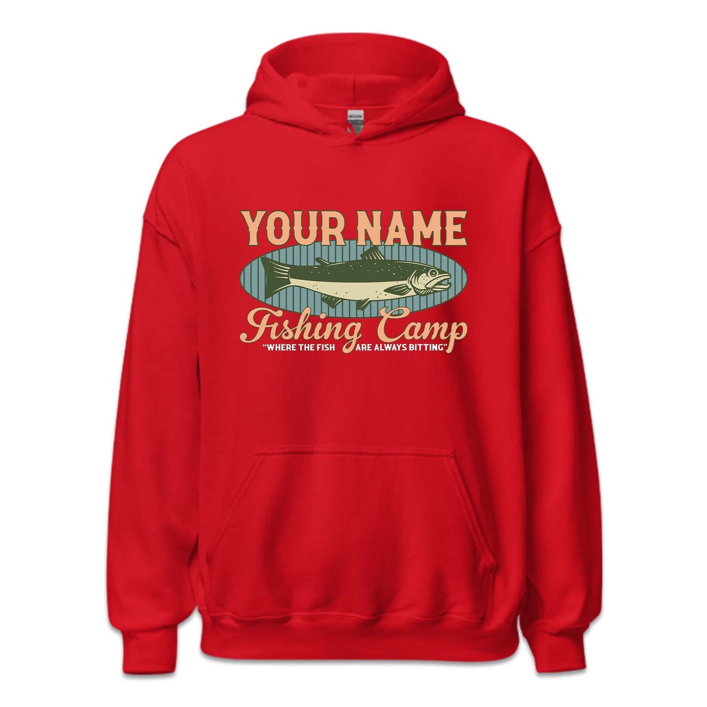 Personalized Fishing Camp Bait And Tackle | PRODUCT CODE: WRETFALWB