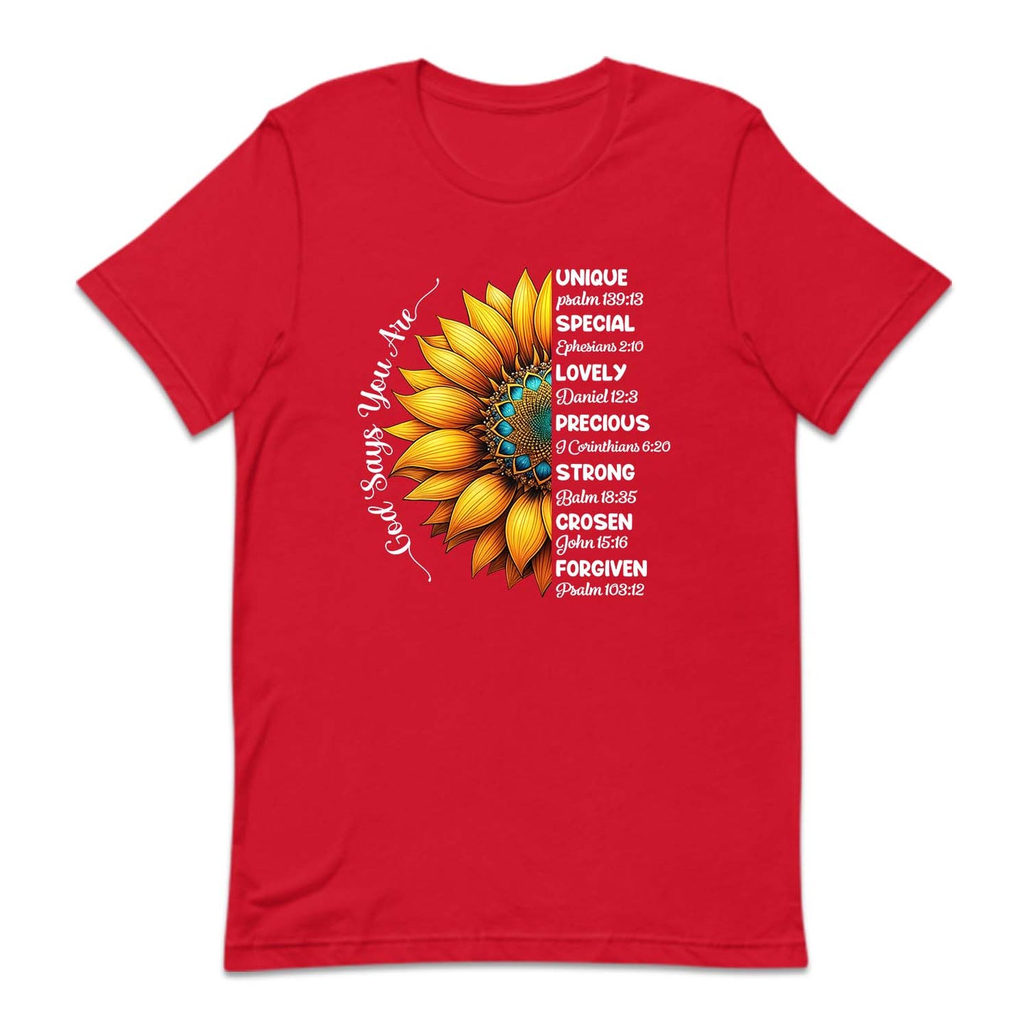 God Says You Are Christian Bible Verse | PRODUCT CODE: GDSYNGWSTF