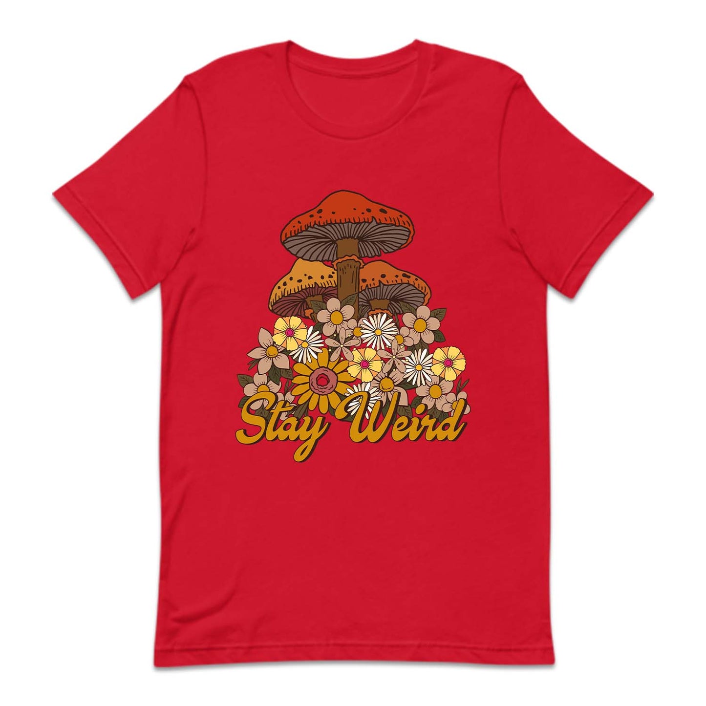 Retro Stay Weird Psychedelic Mushrooms | PRODUCT CODE: STYWRDMSHR