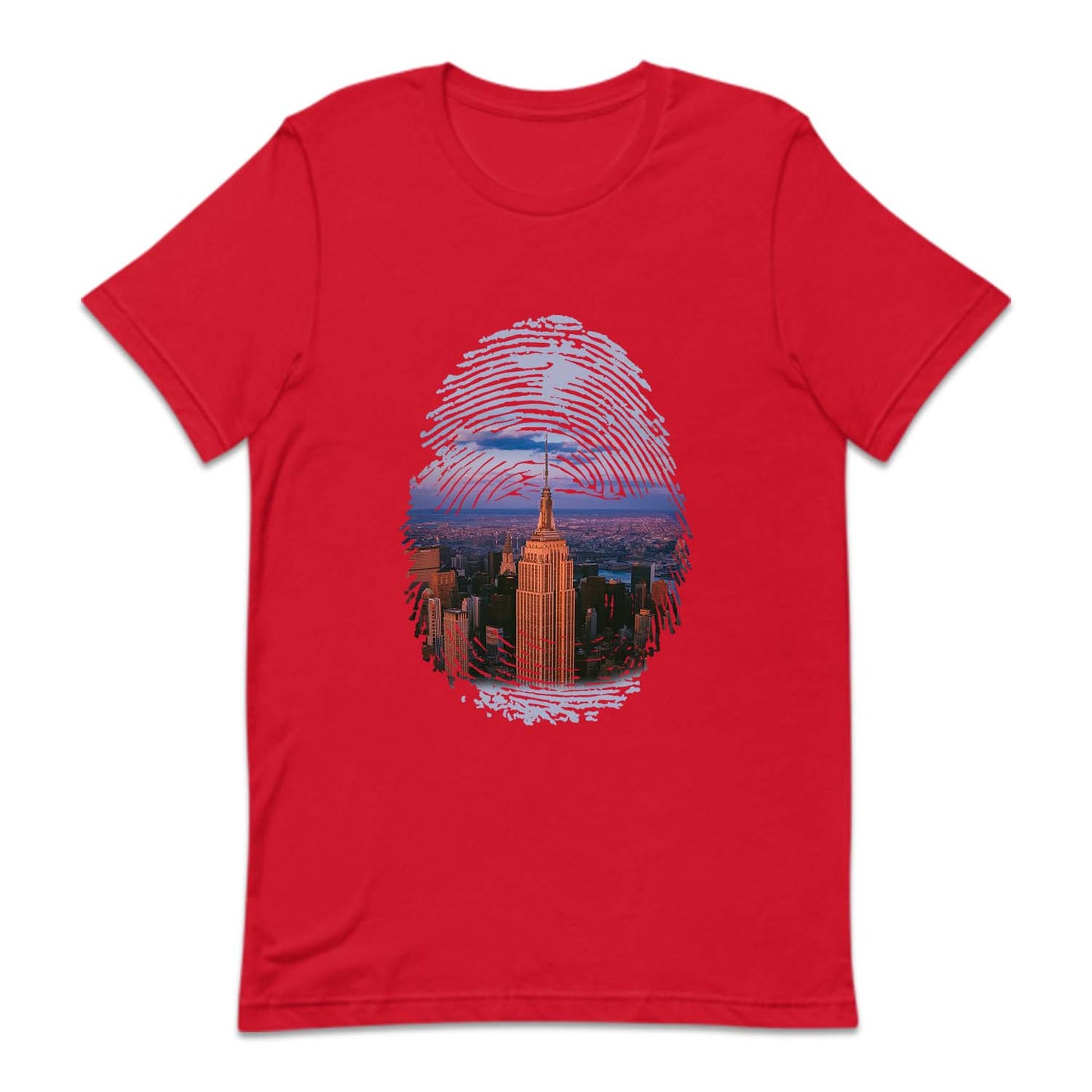 Empire State Building Fingerprint New York City Dusk | PRODUCT CODE: EMPRSTBLFG