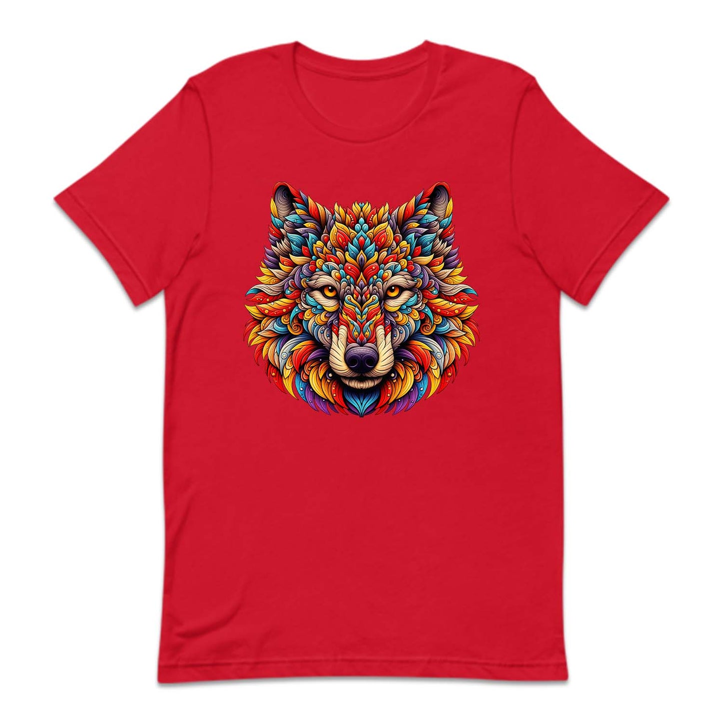 Psychedelic Colorful Wolf Wild Animal | PRODUCT CODE: PSYDLCWLF