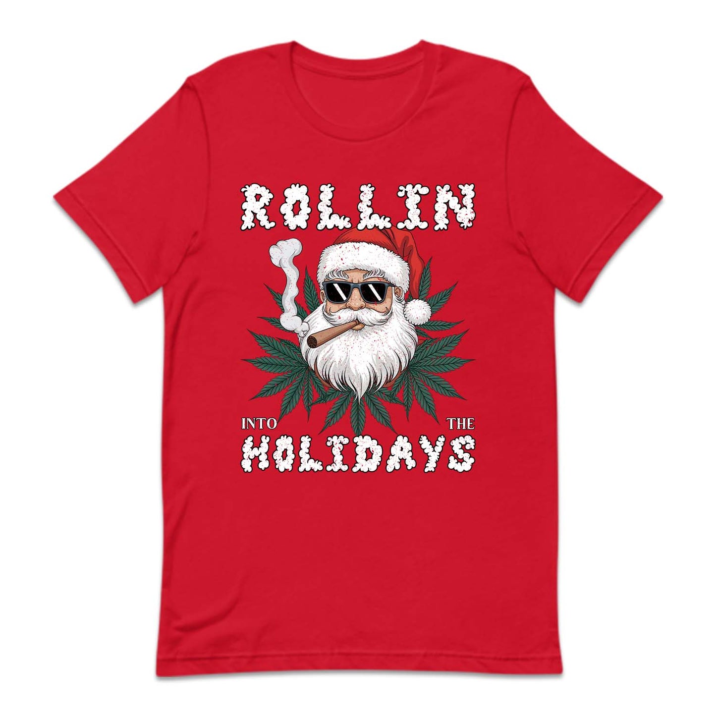 Christmas Santa Claus Smoking Weed Cannabis Xmas | PRODUCT CODE: RLNTHDYCHM