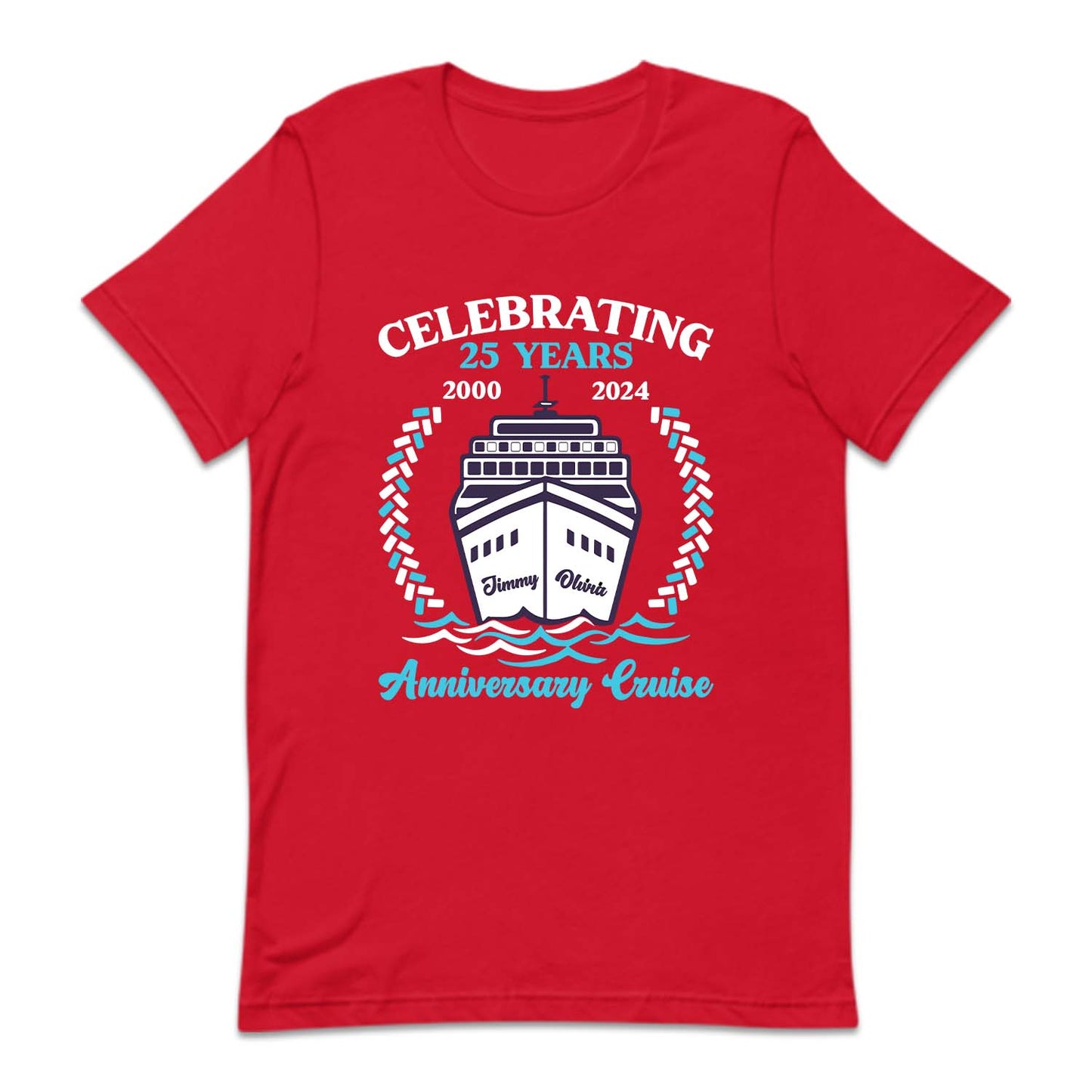 Personalized Anniversary Cruise Couples Matching | PRODUCT CODE: CSTANVRSHNY