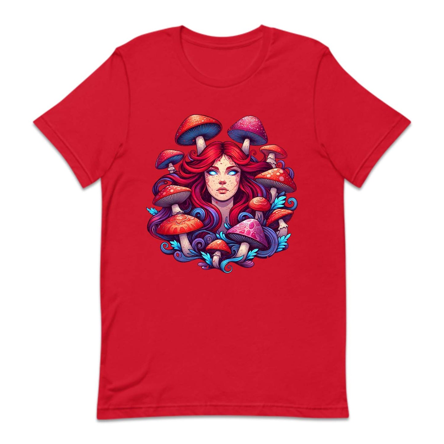 Psychedelic Mystical Woman Mushrooms Shroom Lover | PRODUCT CODE: PSYDLCMYWS