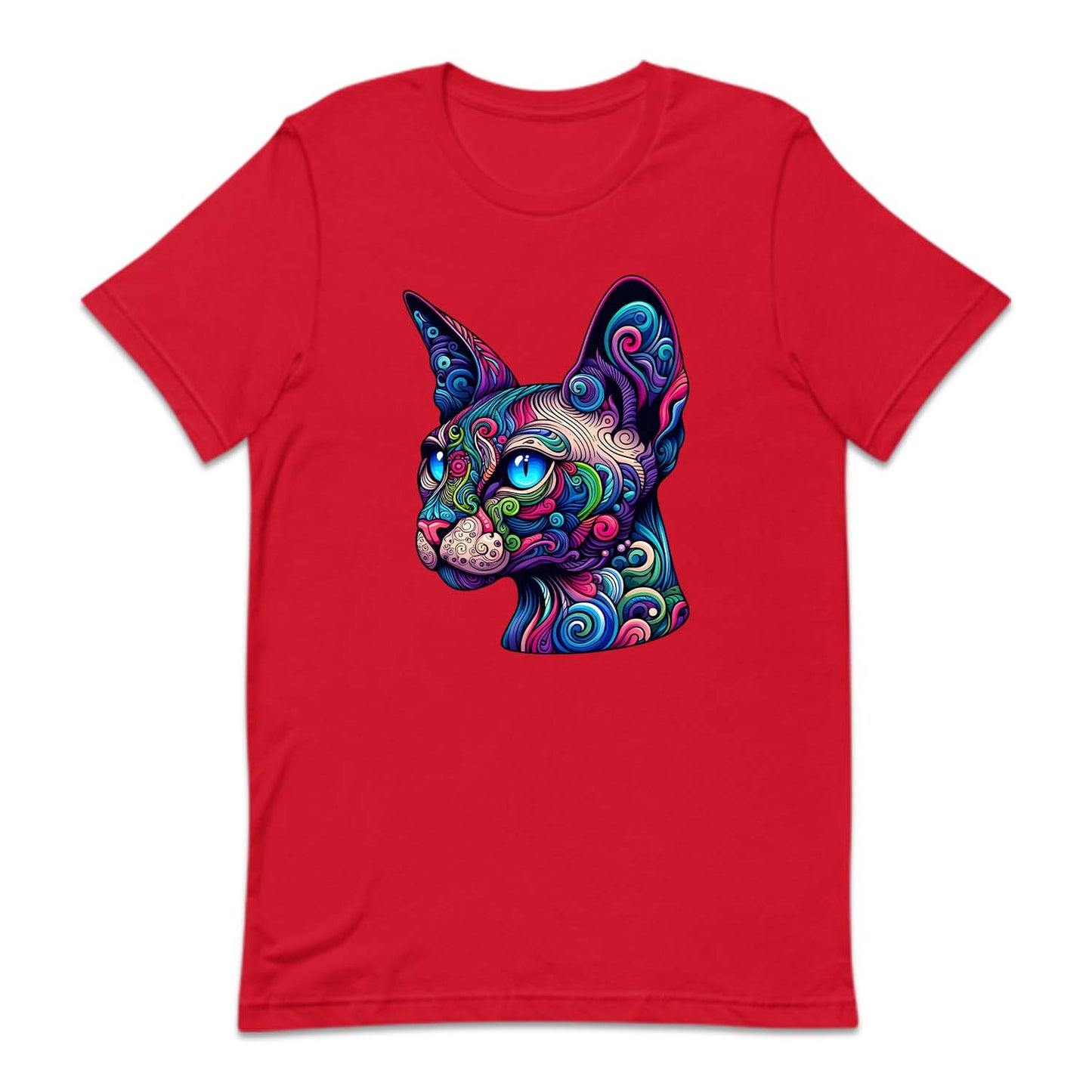 Psychedelic Colorful Sphynx Cat | PRODUCT CODE: SPXHCTPSY