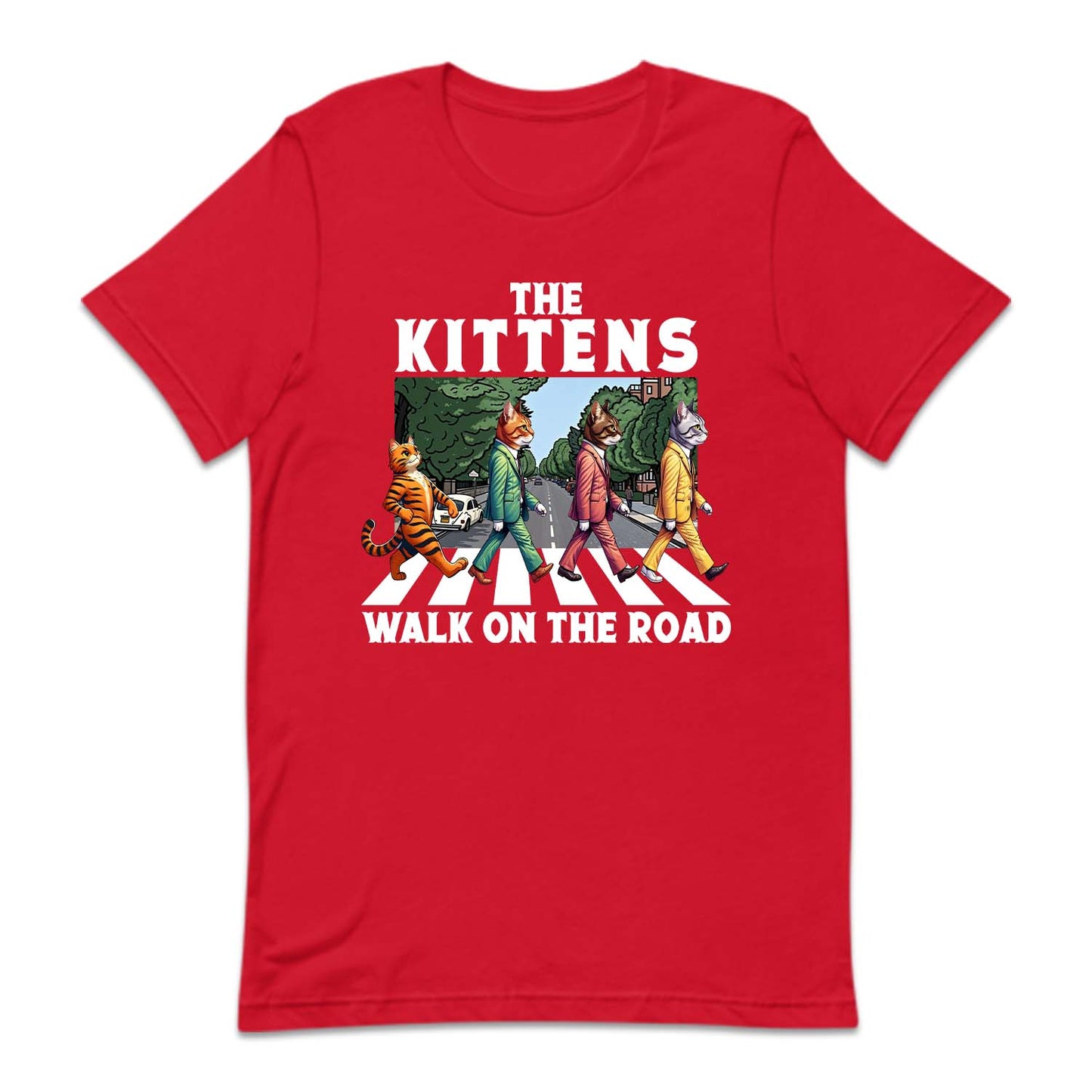 The Kittens Walk On The Road Cute Cat Crosswalk | PRODUCT CODE: THKETNSCR