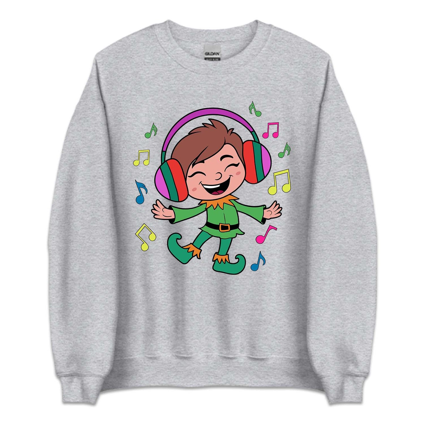 Christmas Xmas Cute Dancing Elf with Headphones | PRODUCT CODE: CHREDNGELF