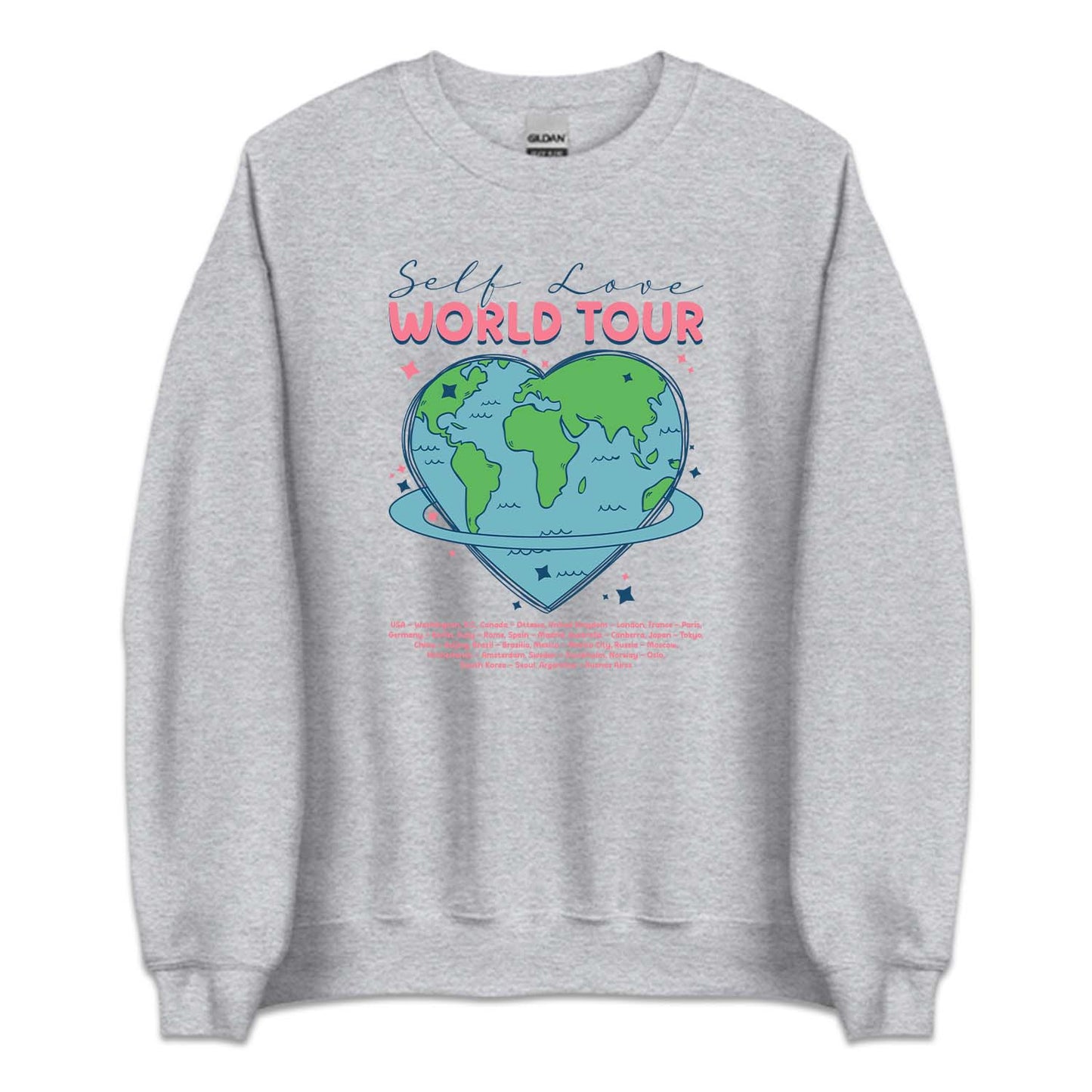Self Love World Tour Love Band Inspirational | PRODUCT CODE: WRLDSFLURO