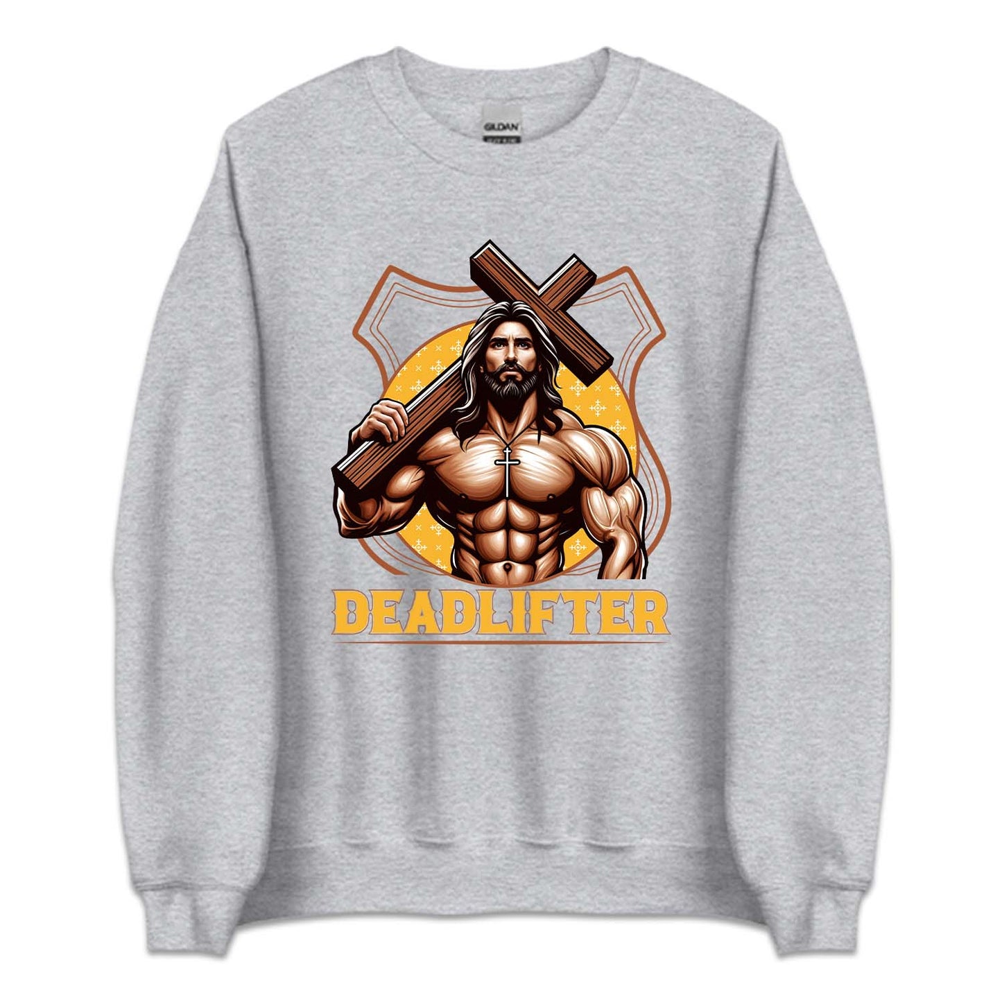 Jesus The Deadlifter Christian Workout | PRODUCT CODE: JUSTHDLFTG