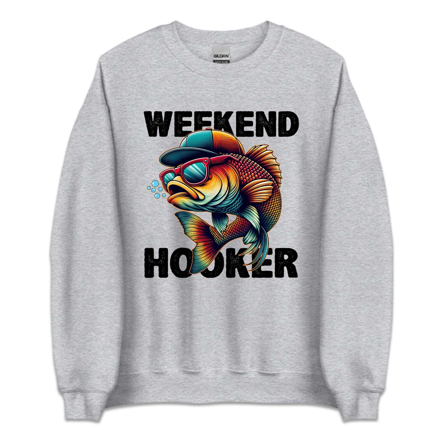 Weekend Hooker Humor Sarcastic Fish | PRODUCT CODE: WKEHKOREF
