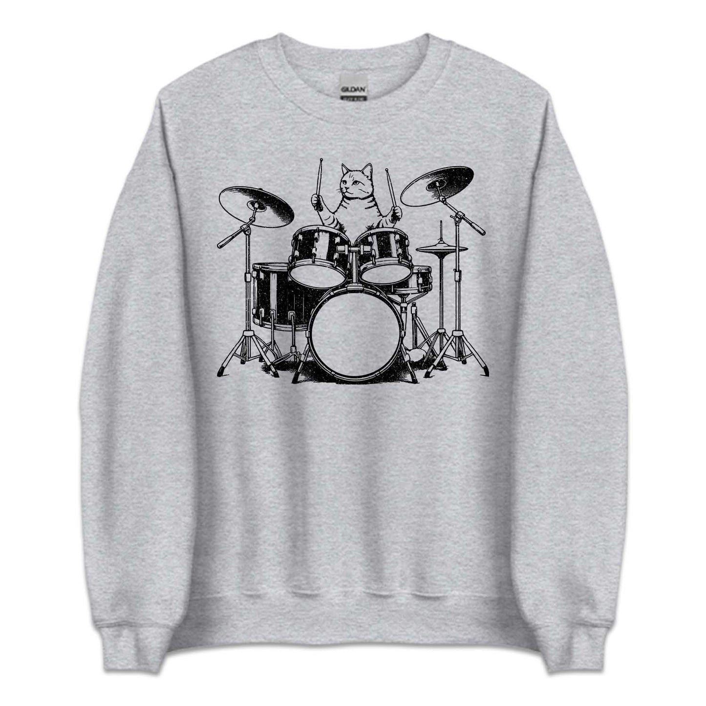 Drummer Cat Funny Musician Cat Lover | PRODUCT CODE: DRMCTAFLE