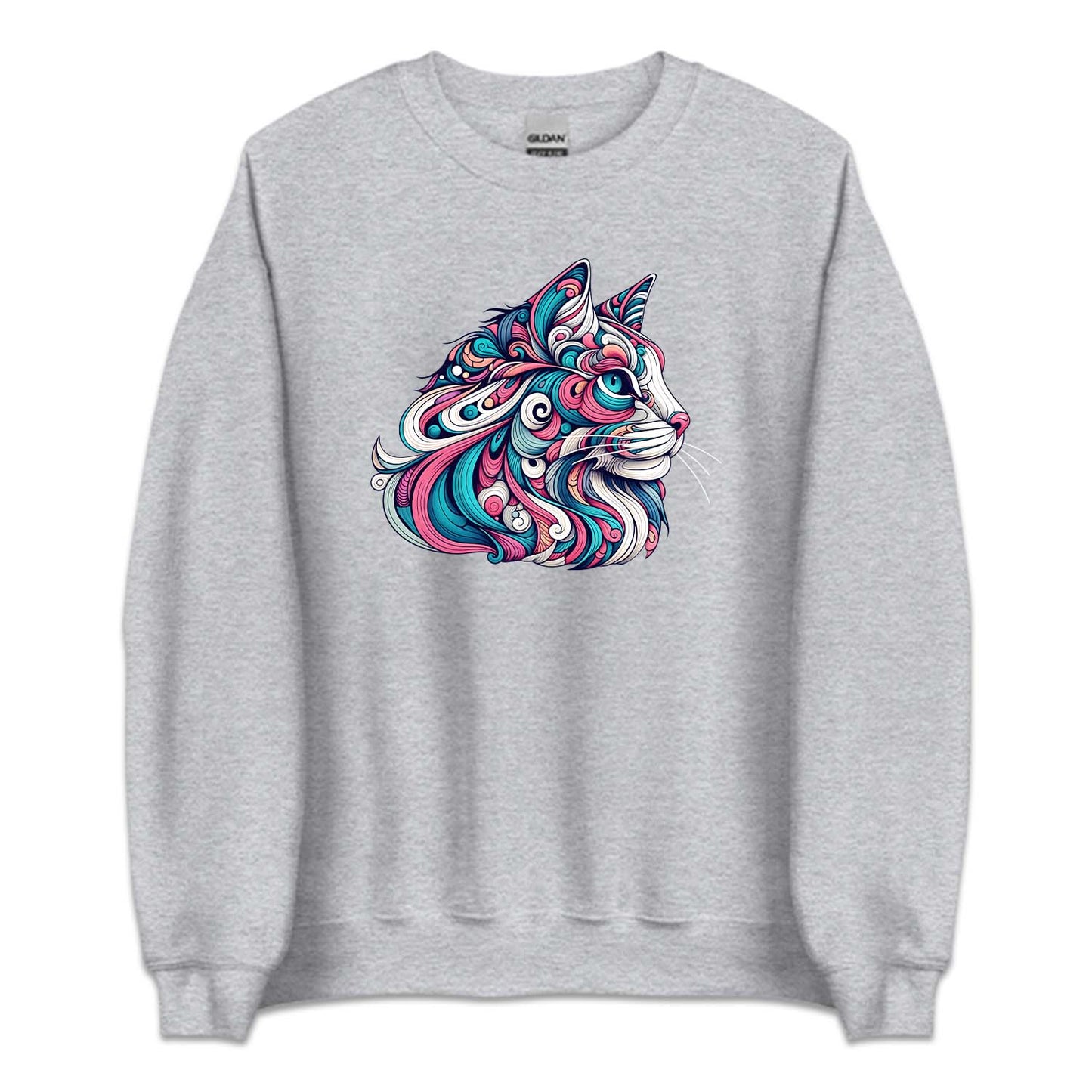 Psychedelic Colorful Maine Coon Cat | PRODUCT CODE: MNCOPSYDLT