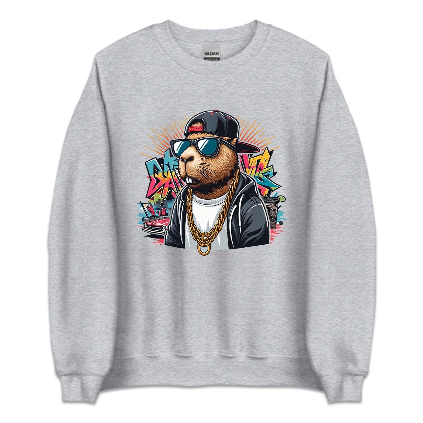 Urban Streetwear Gangster Capybara | PRODUCT CODE: GNSBRATPC