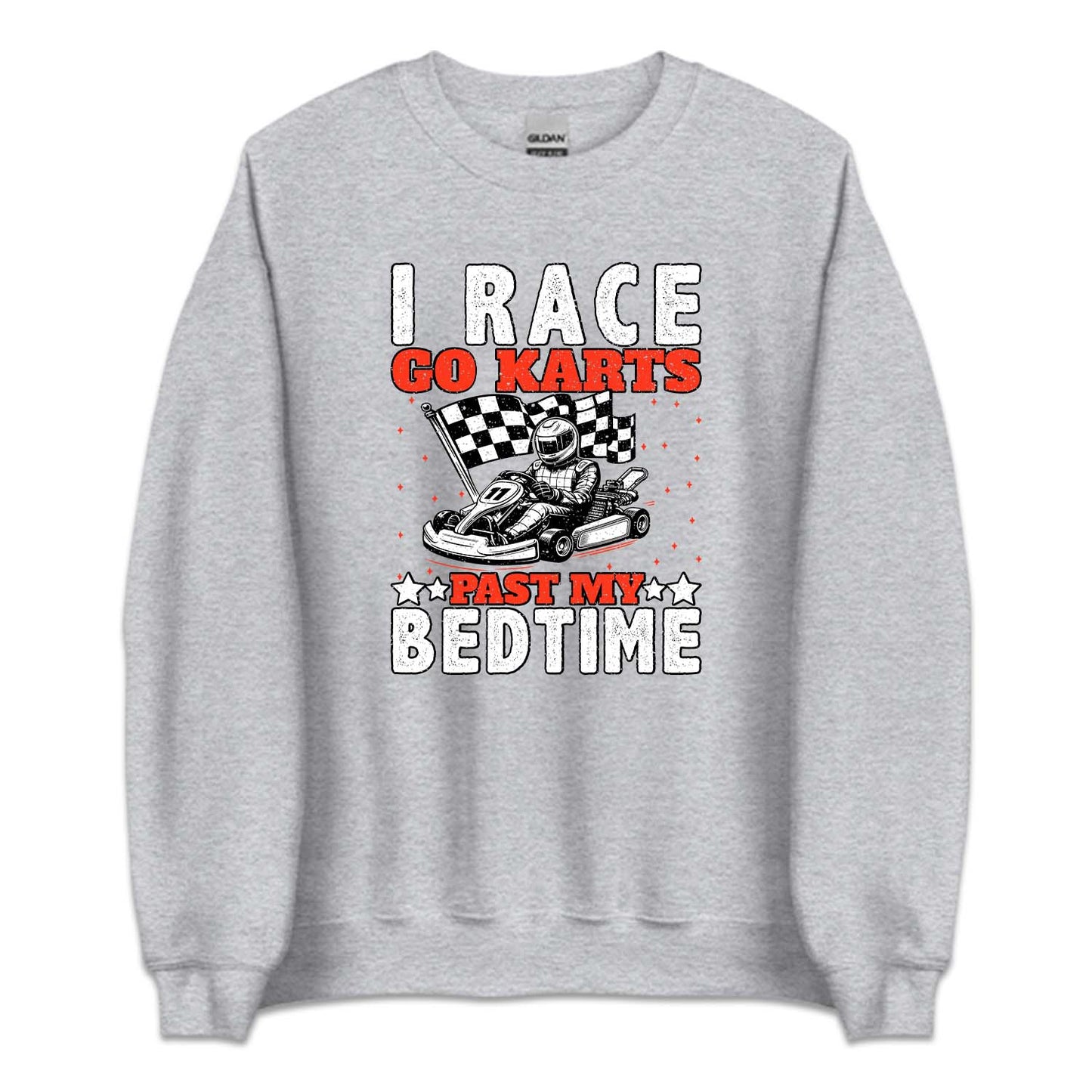 I Race Go Karts Past My Bedtime Racing Quotes | PRODUCT CODE: IRCGTSPMBD