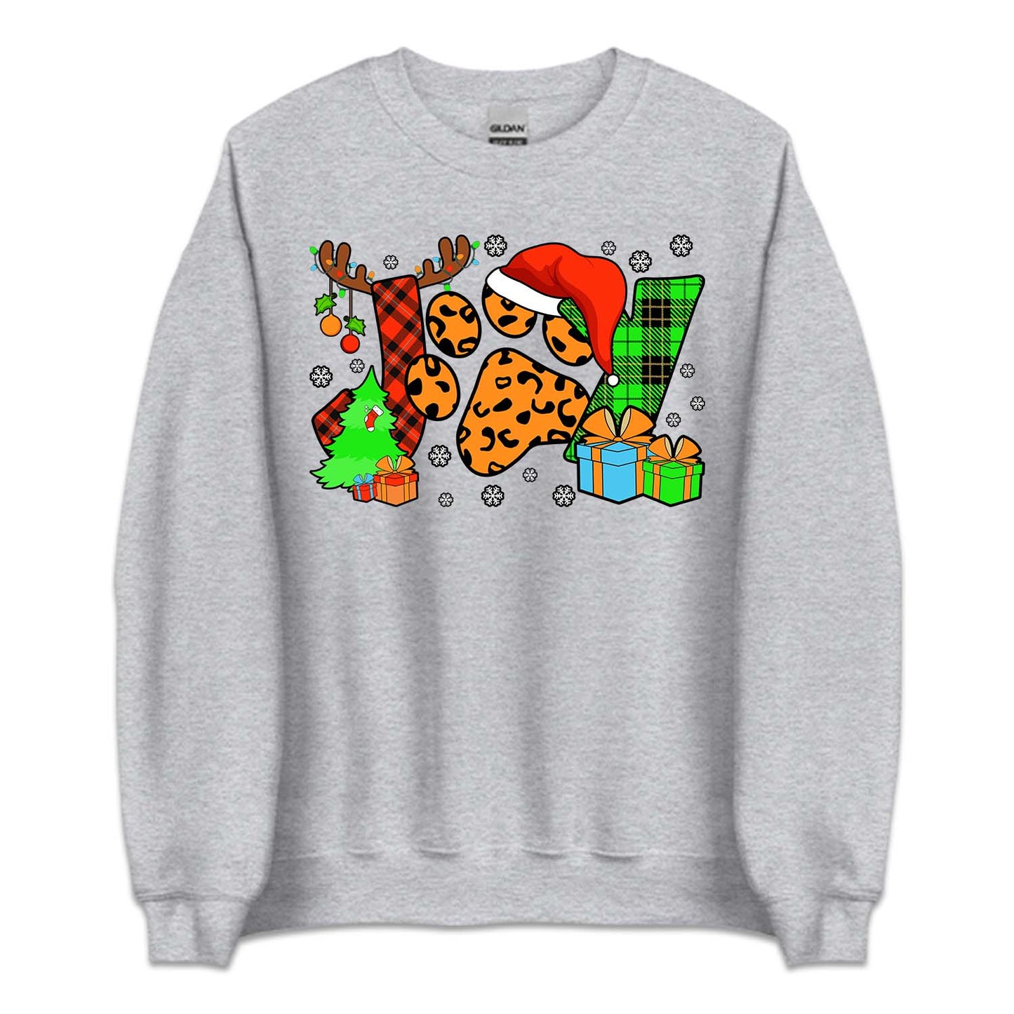 Joy Christmas Paw Print Holiday Hoodie, Pet Lover Xmas | PRODUCT CODE: JYOCHMPWARTN