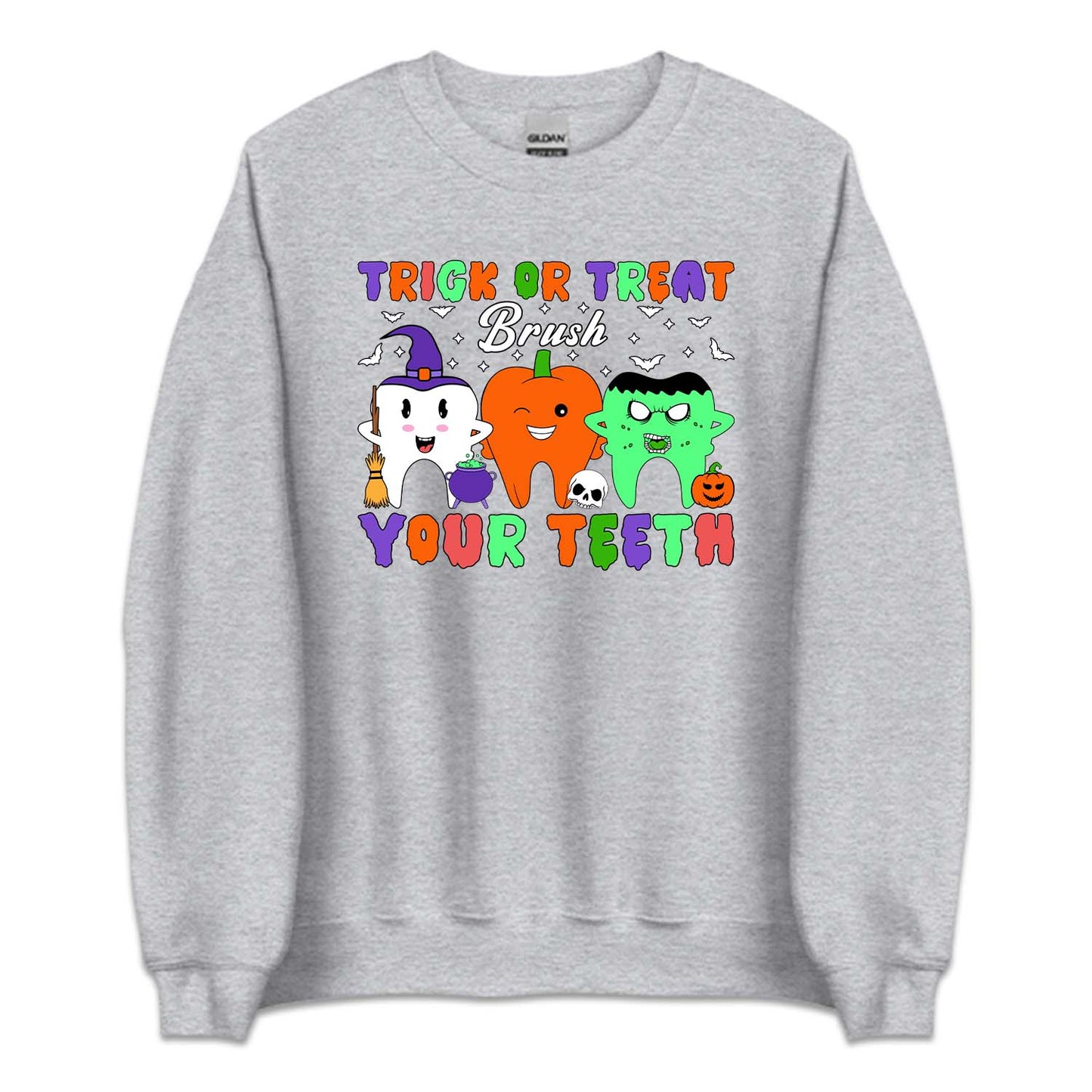 Trick Or Treat Brush Your Teeth Spooky Halloween Dentist | PRODUCT CODE: TRKCREBRHS